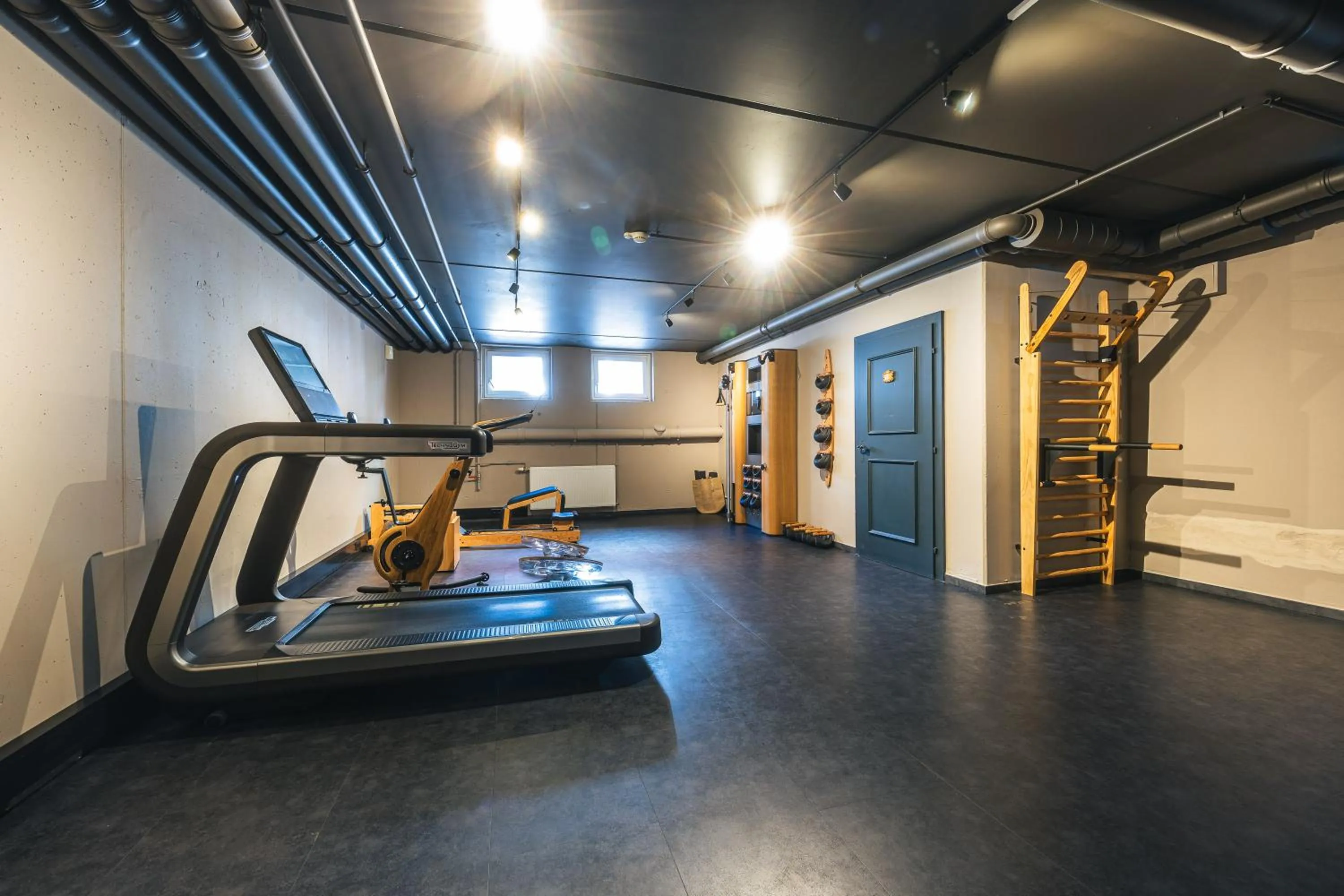 Fitness centre/facilities in Upside Down Town Hotel-Neue Post