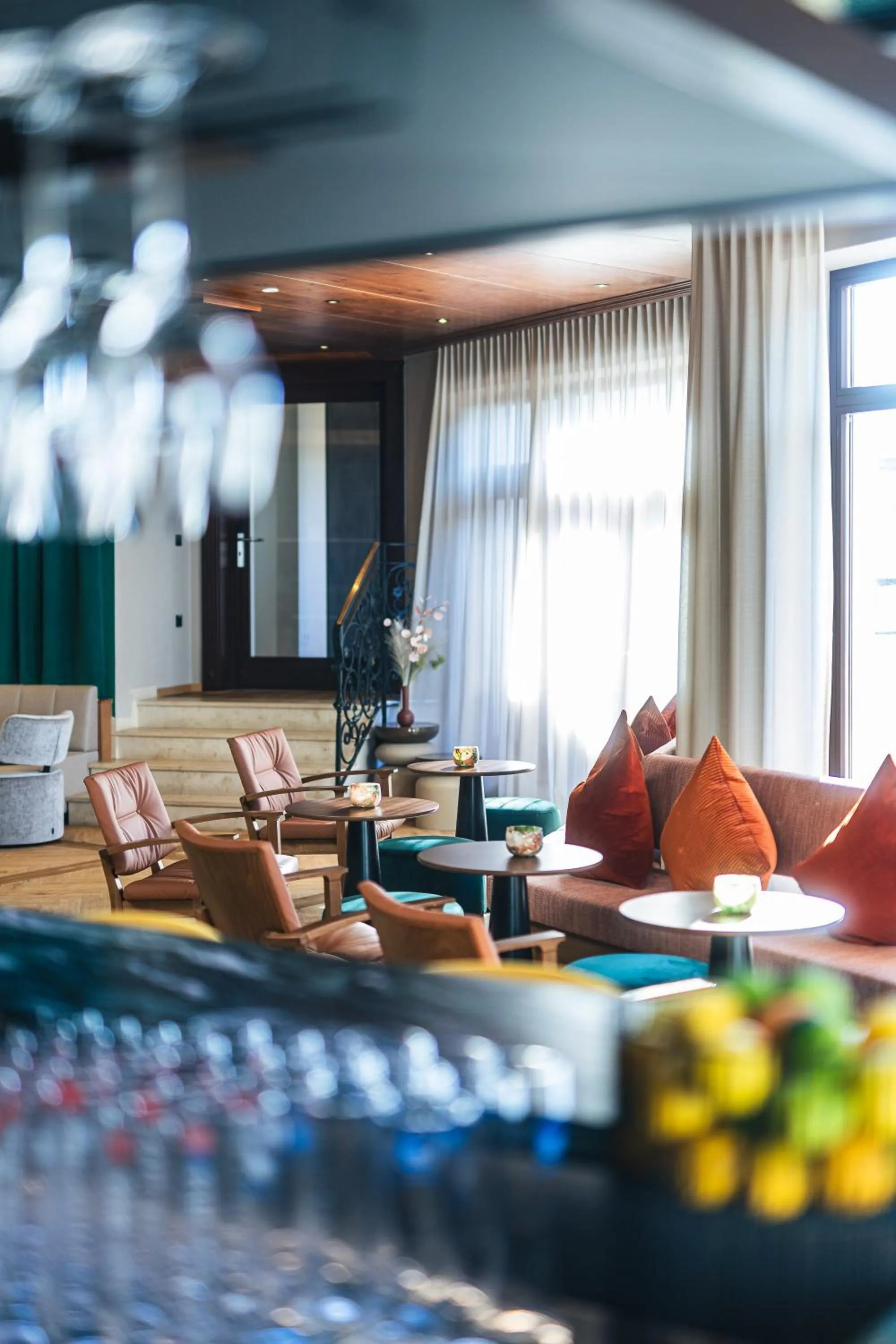 Lounge or bar in Upside Down Town Hotel-Neue Post