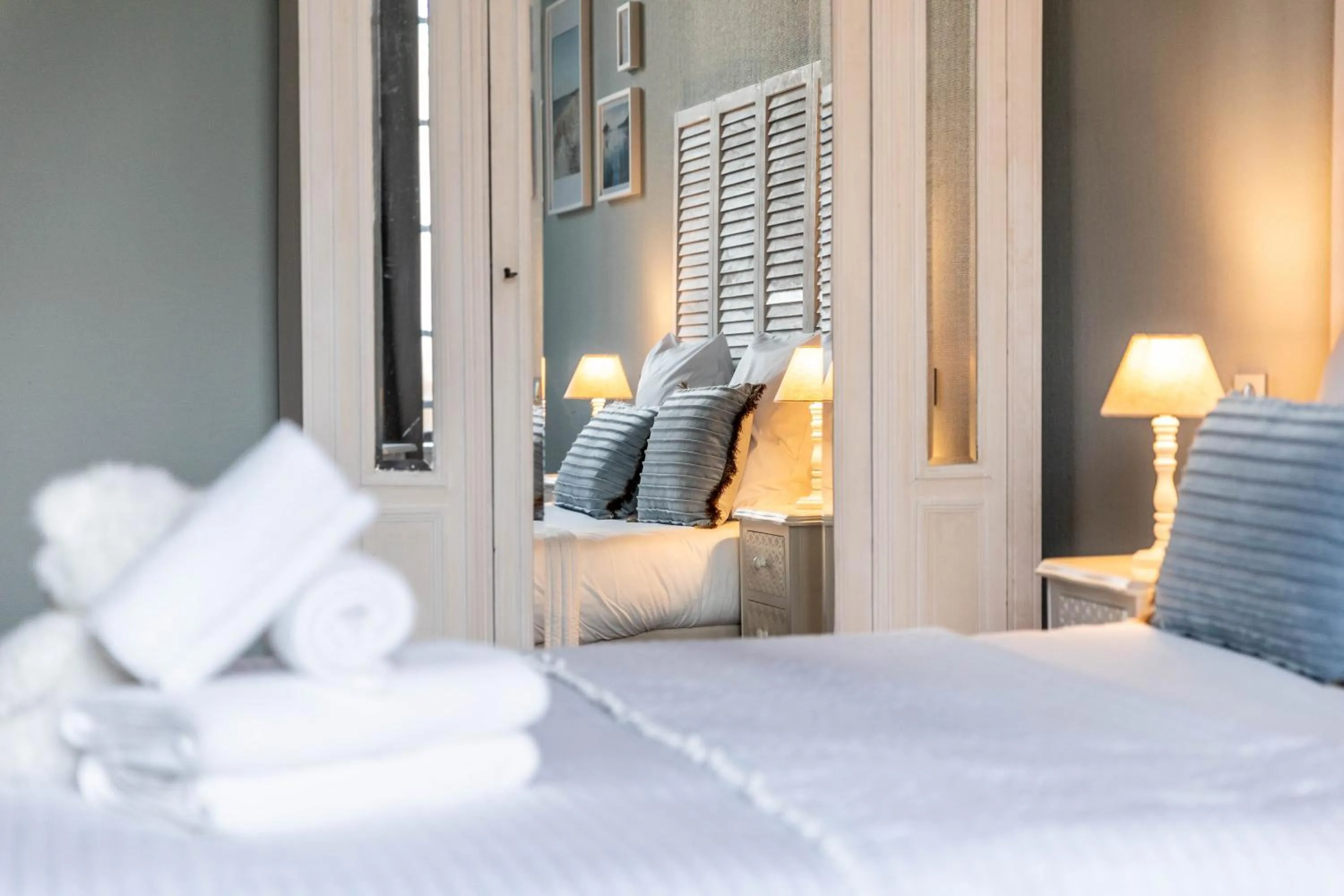 Bed in Hotel Ô Château