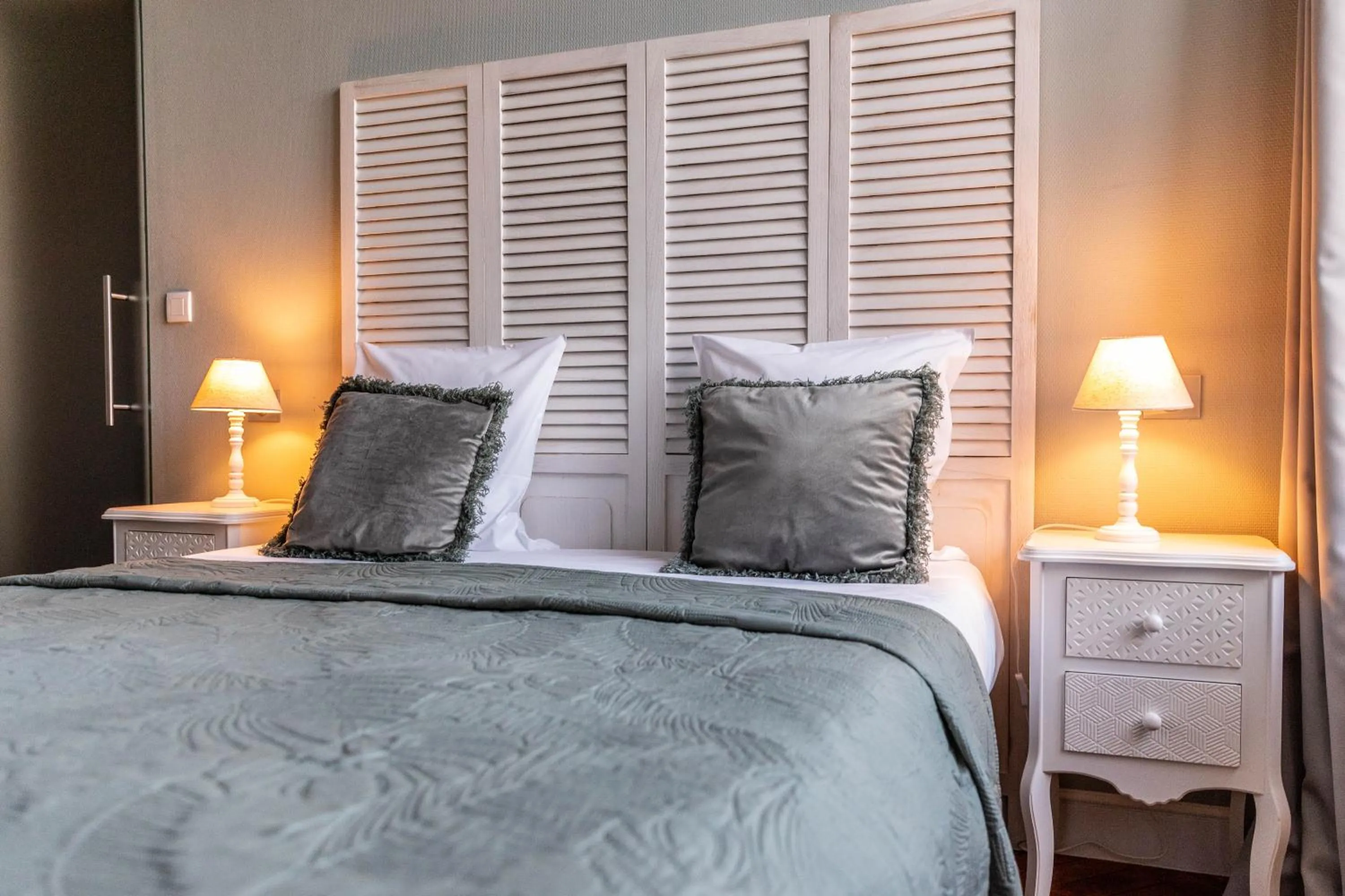 Bed in Hotel Ô Château