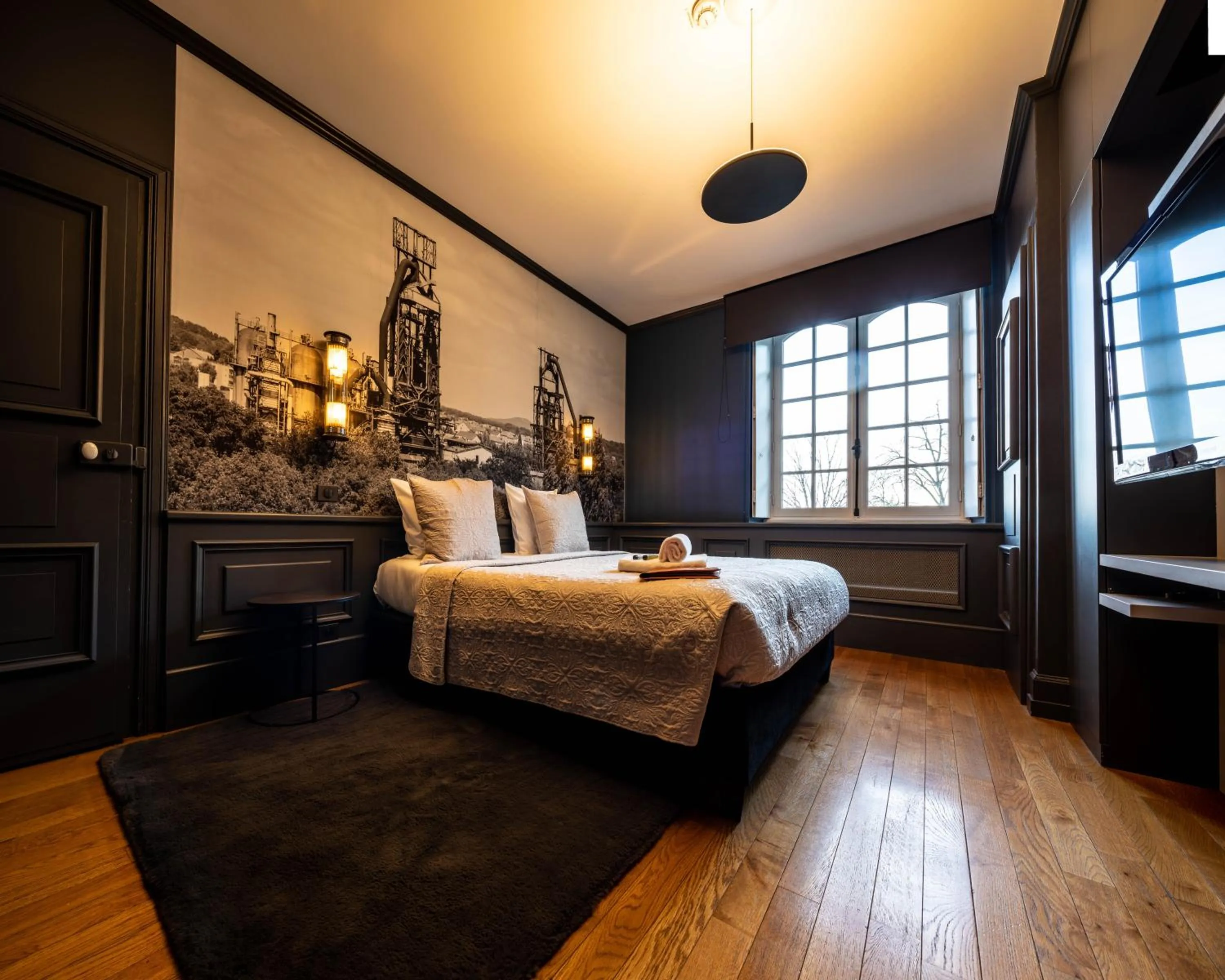 Bed in Hotel Ô Château