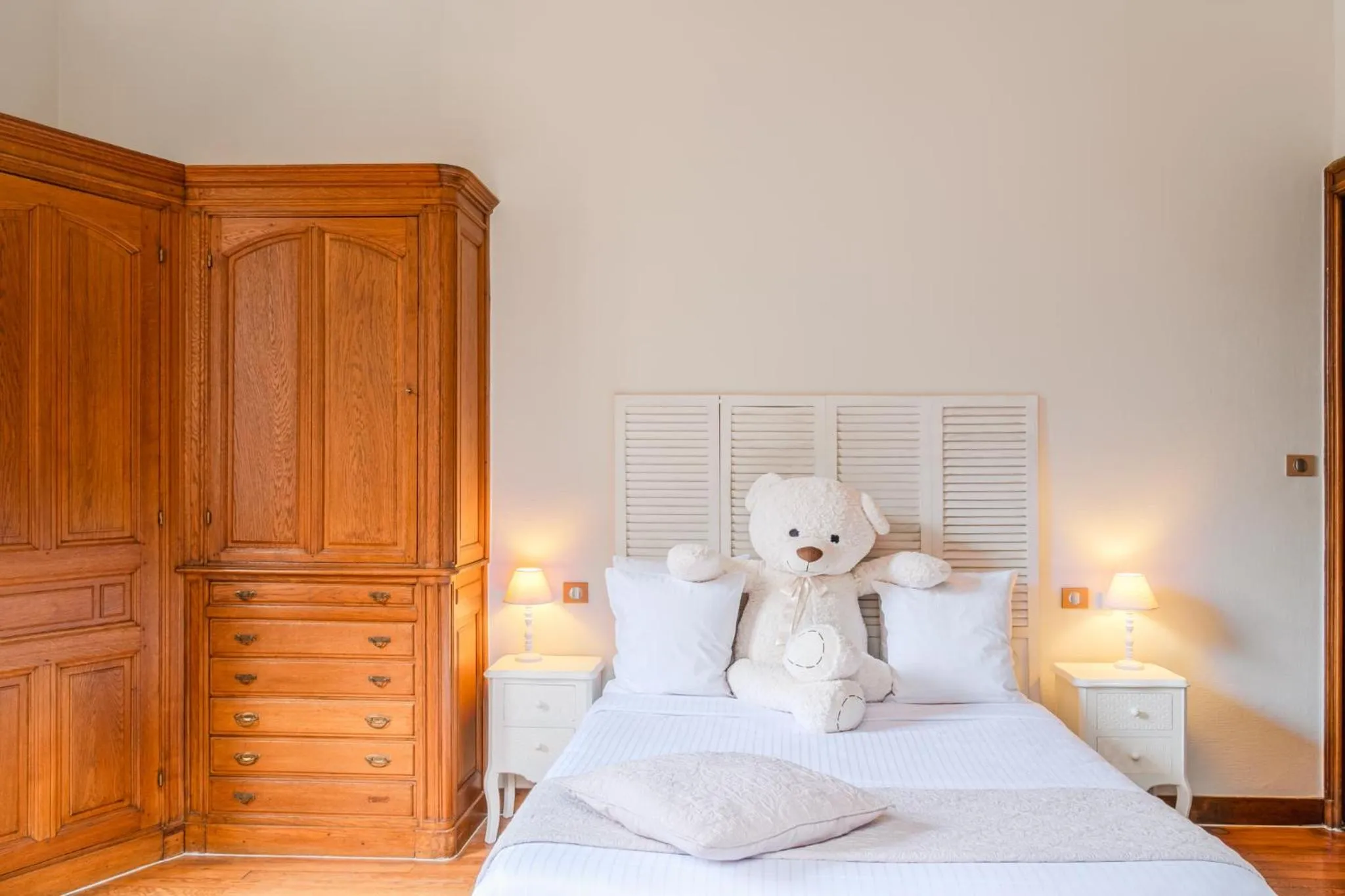 Bed in Hotel Ô Château