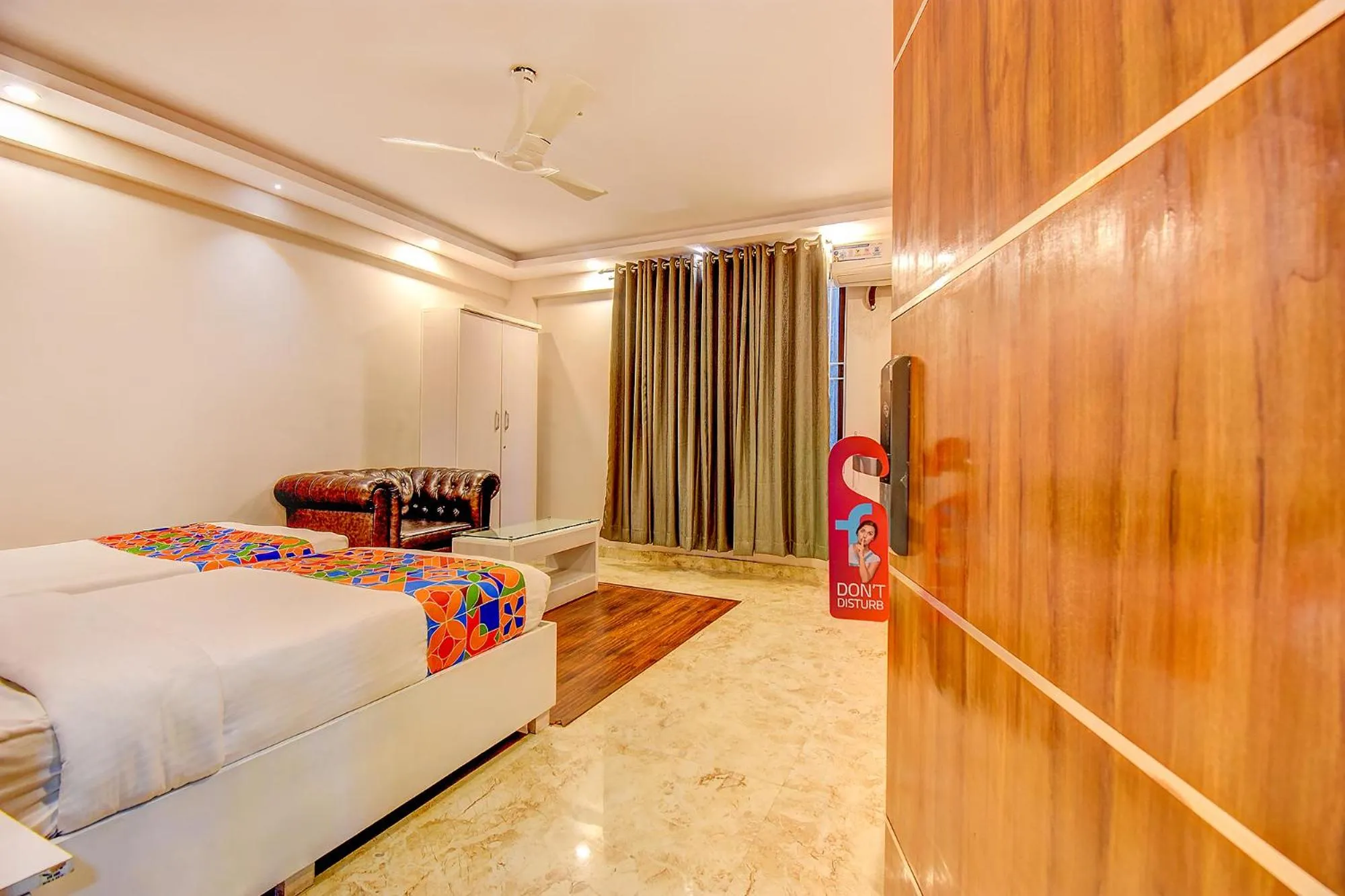 Bed in FabHotel Cozzy Inn - Tilak Nagar Main Road, Jayanagar