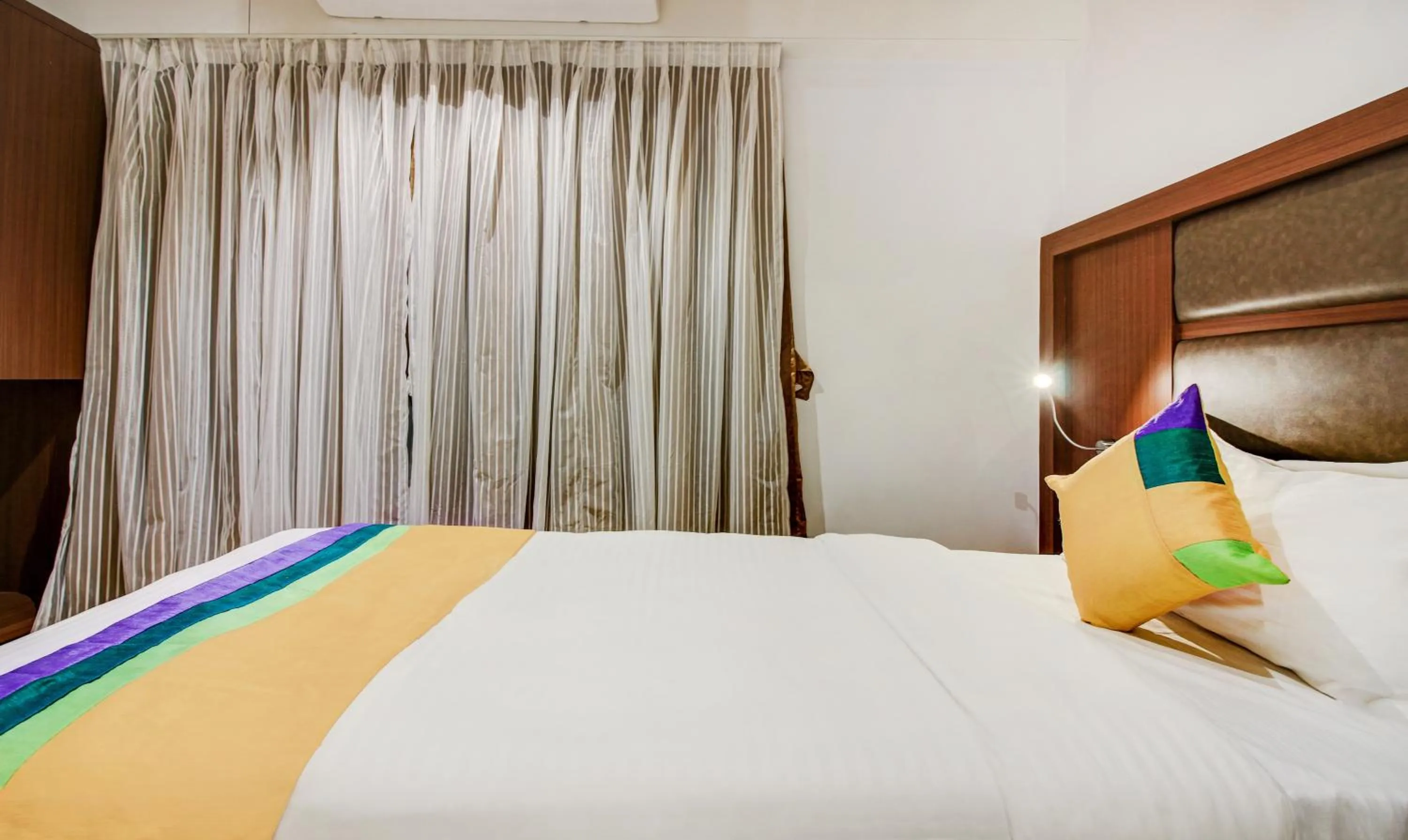 Bed in Hotel Aarush Inn