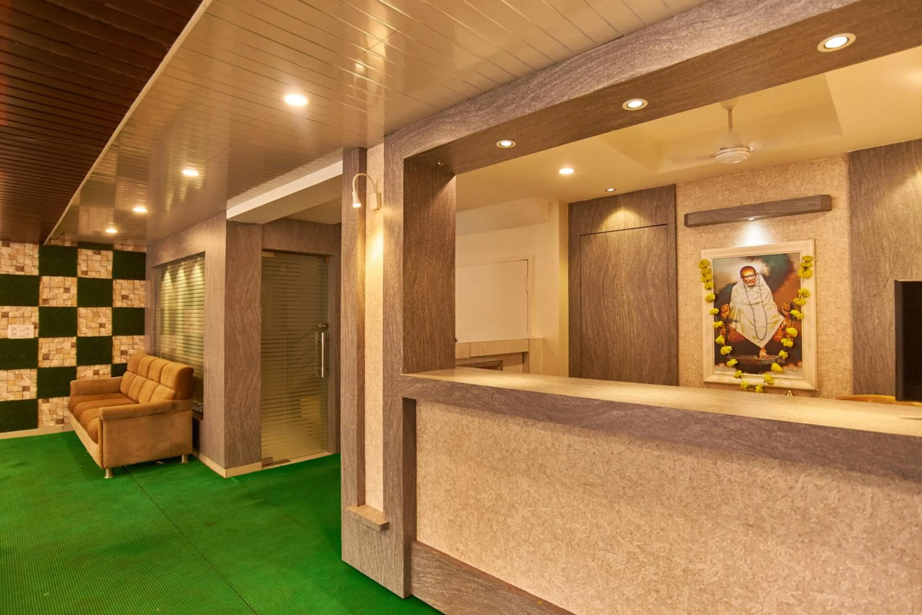 Lobby or reception in Hotel Disha Palace