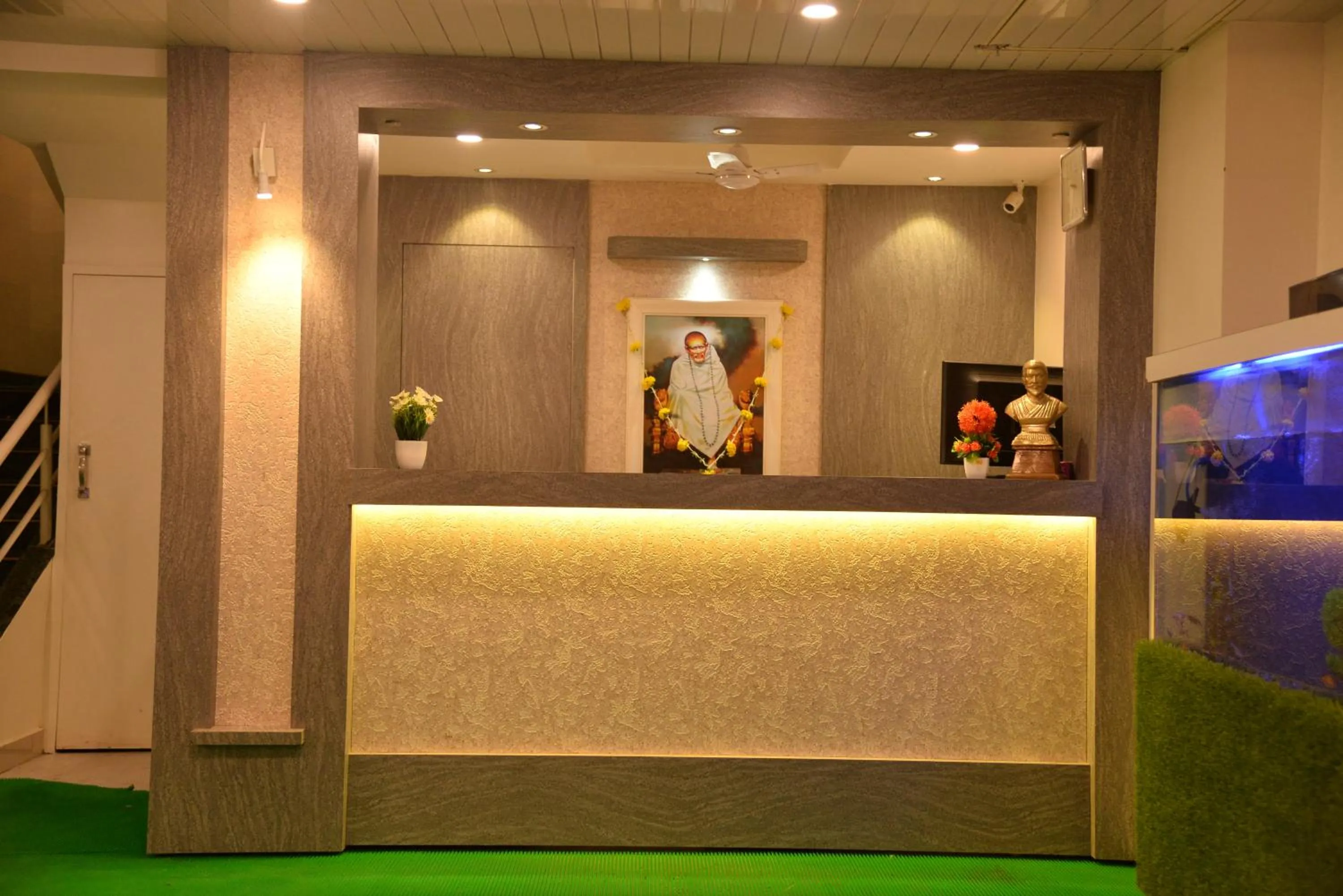 Lobby or reception in Hotel Disha Palace