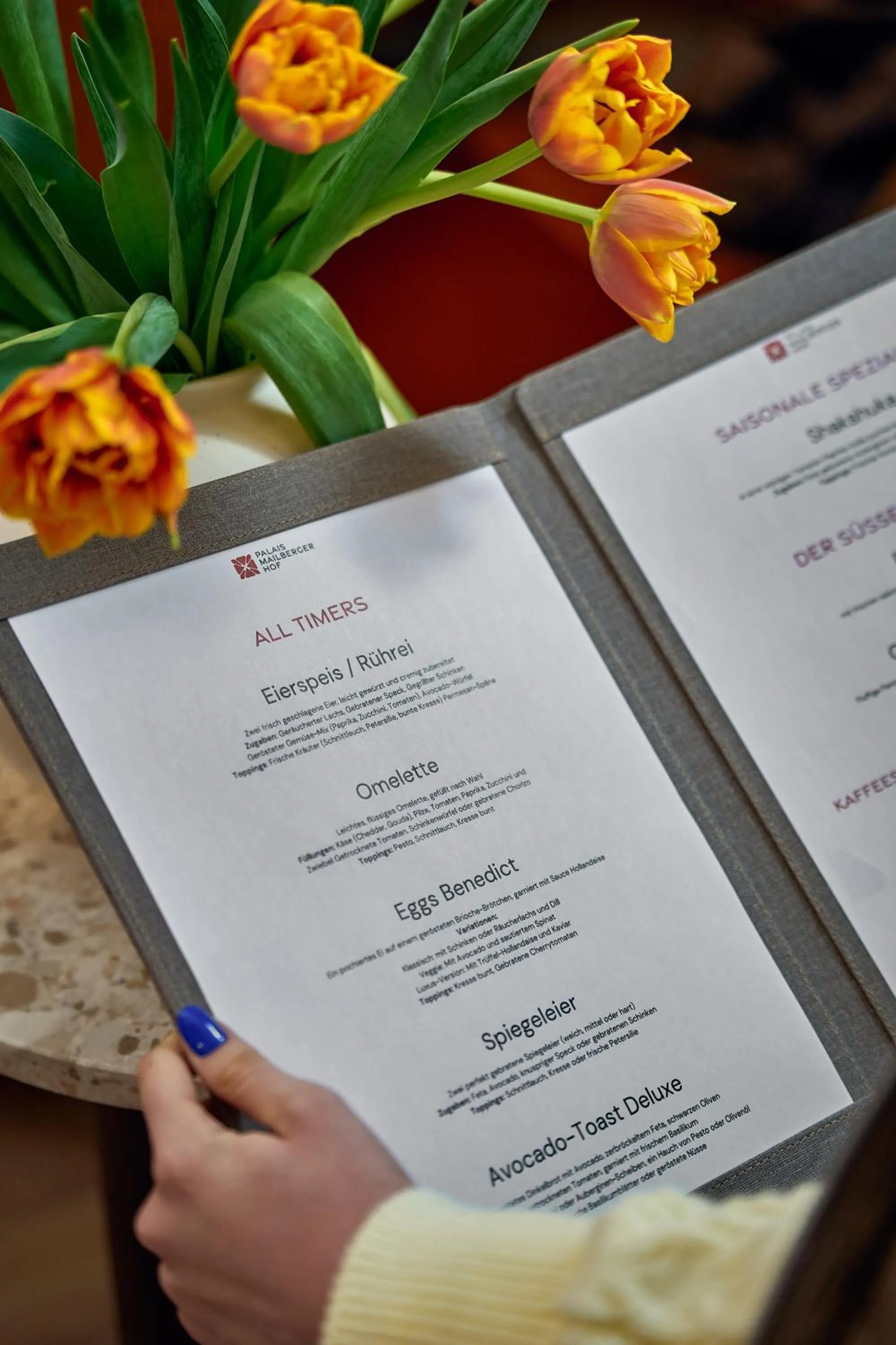 Restaurant/places to eat in Hotel Palais Mailberger Hof