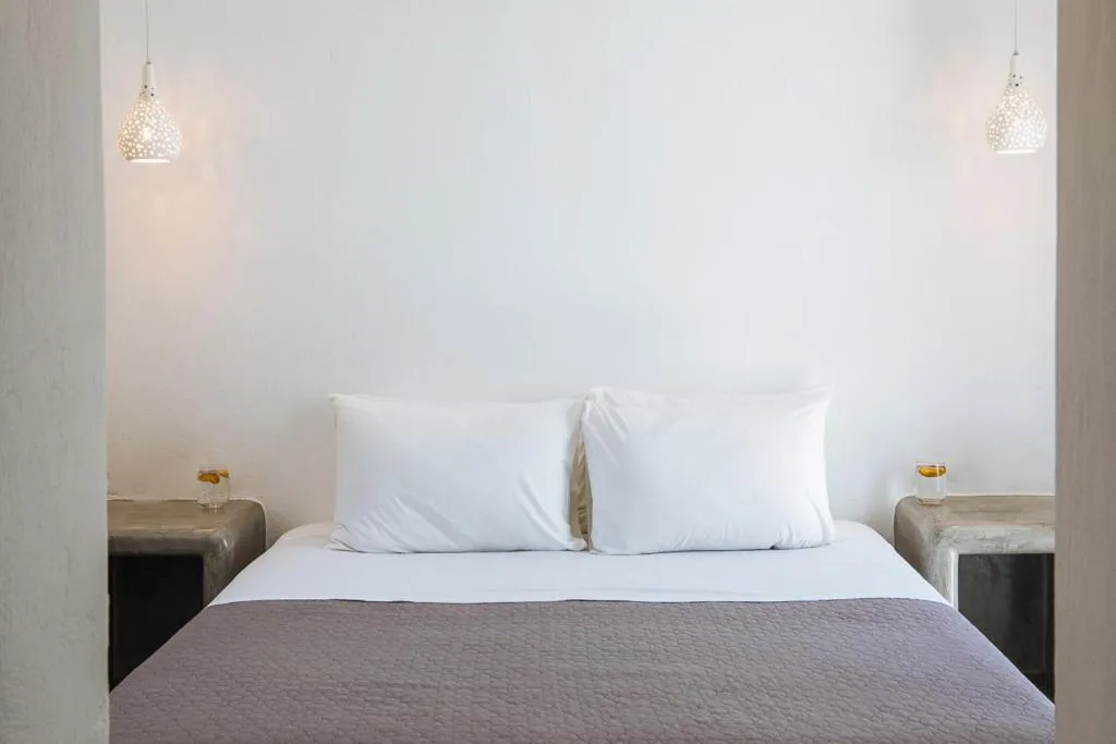 Bed in Aetheria Villas