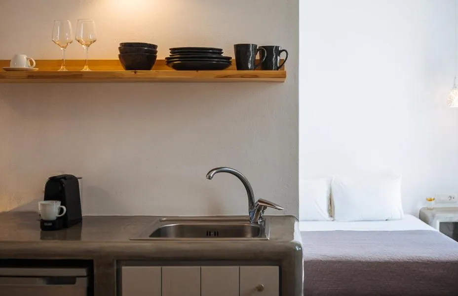 kitchen in Aetheria Villas