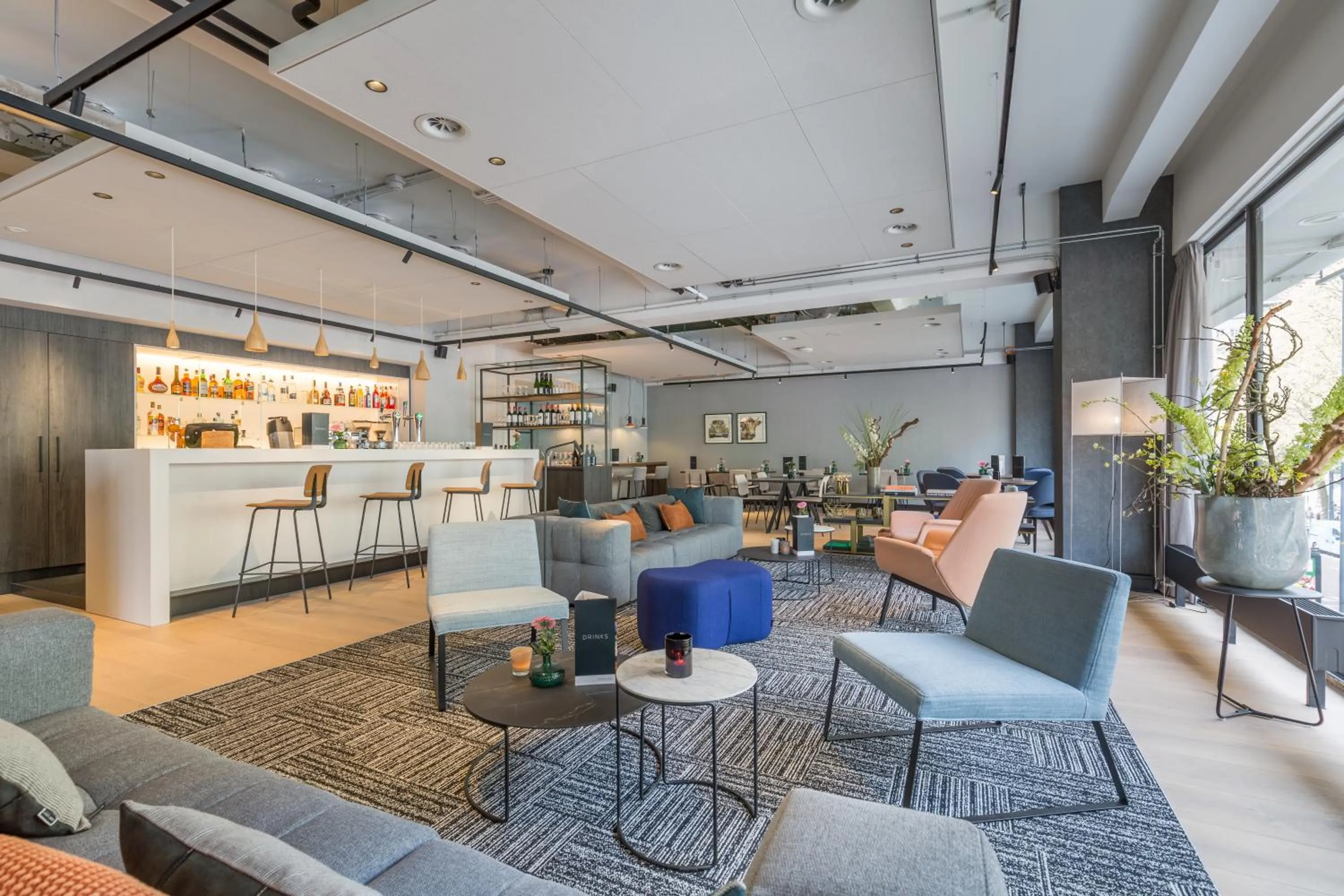 Lounge or bar in Postillion Hotel WTC Rotterdam