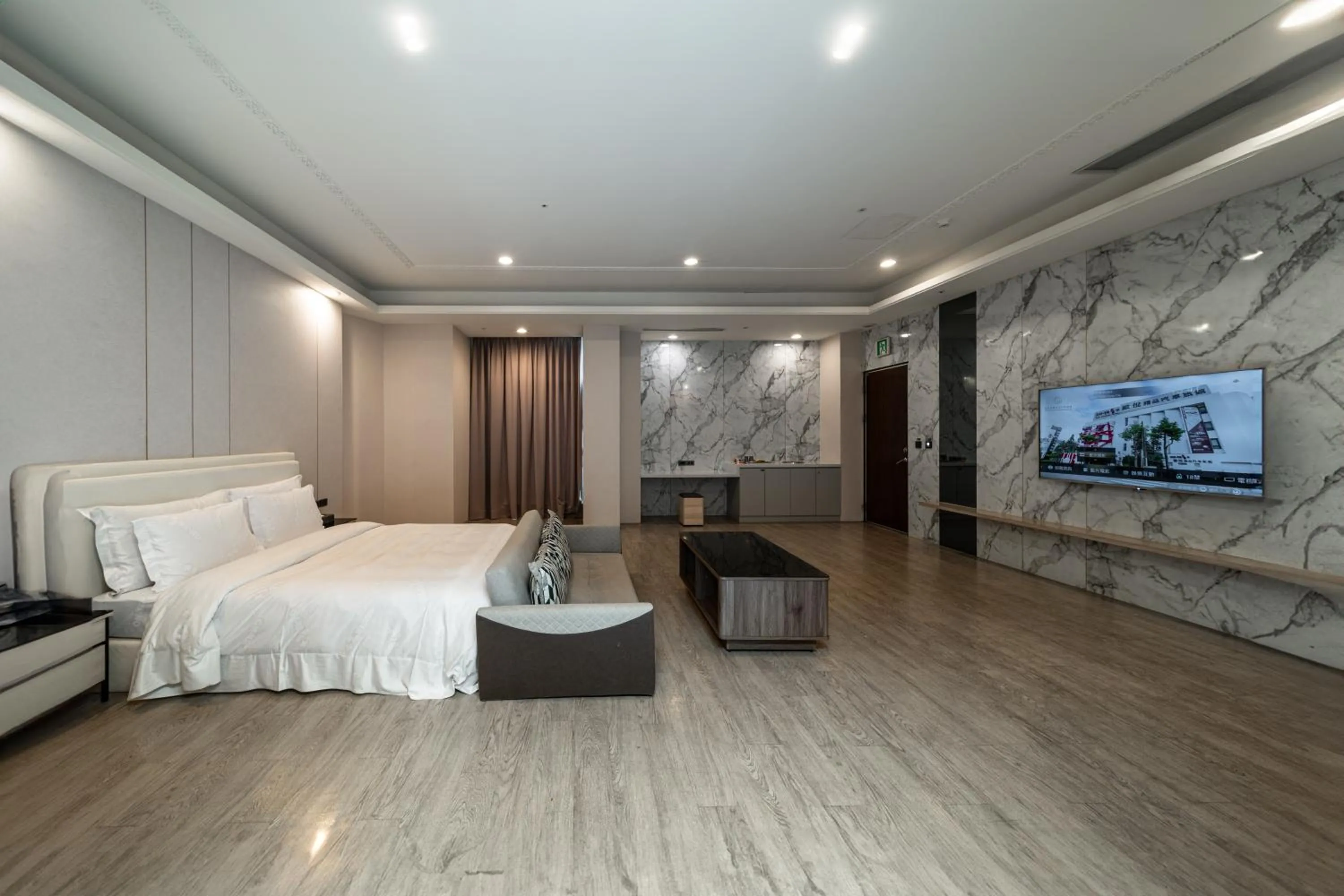 Bed in OHYA Chain Boutique Motel Taoyuan