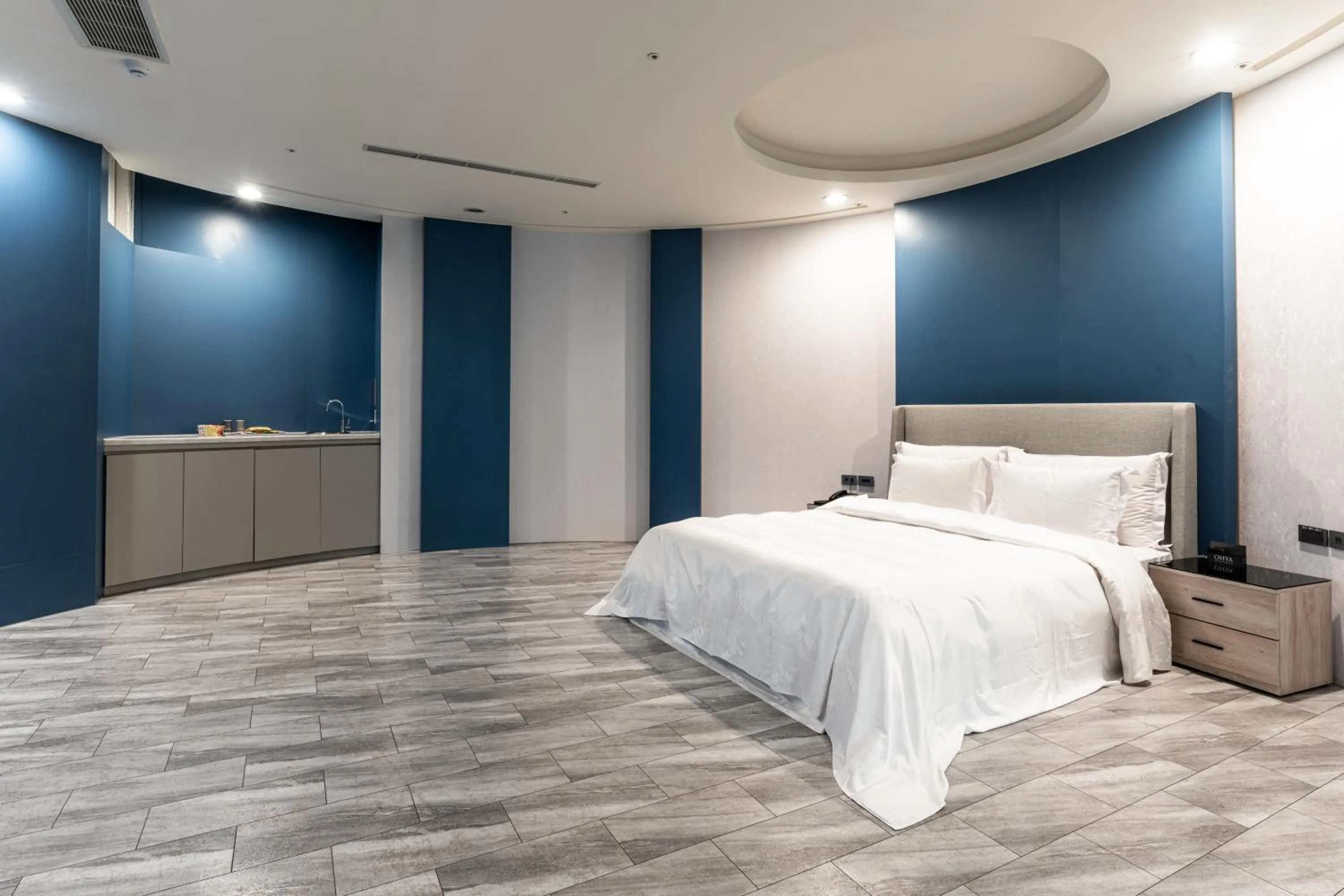 Bed in OHYA Chain Boutique Motel Taoyuan