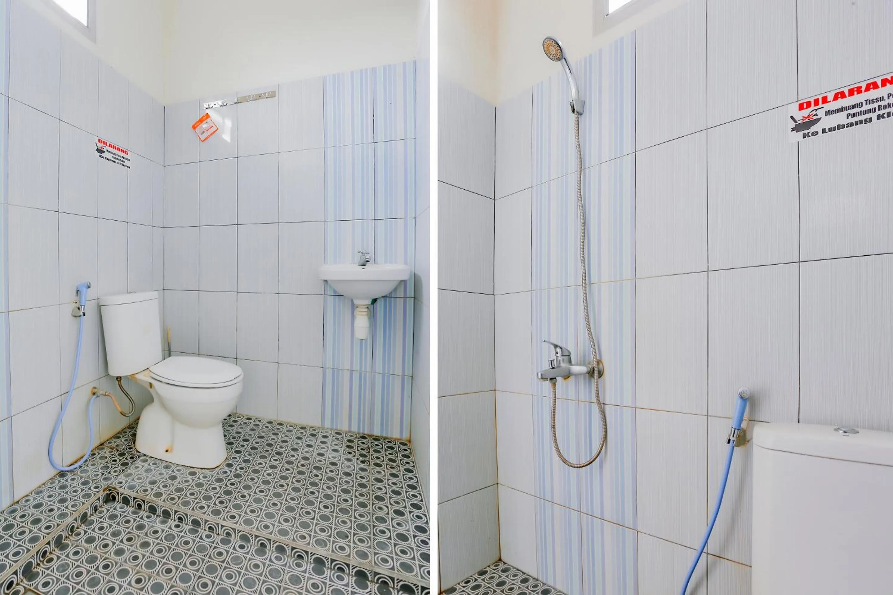 Bathroom in RedDoorz Syariah at Jalan Pramuka