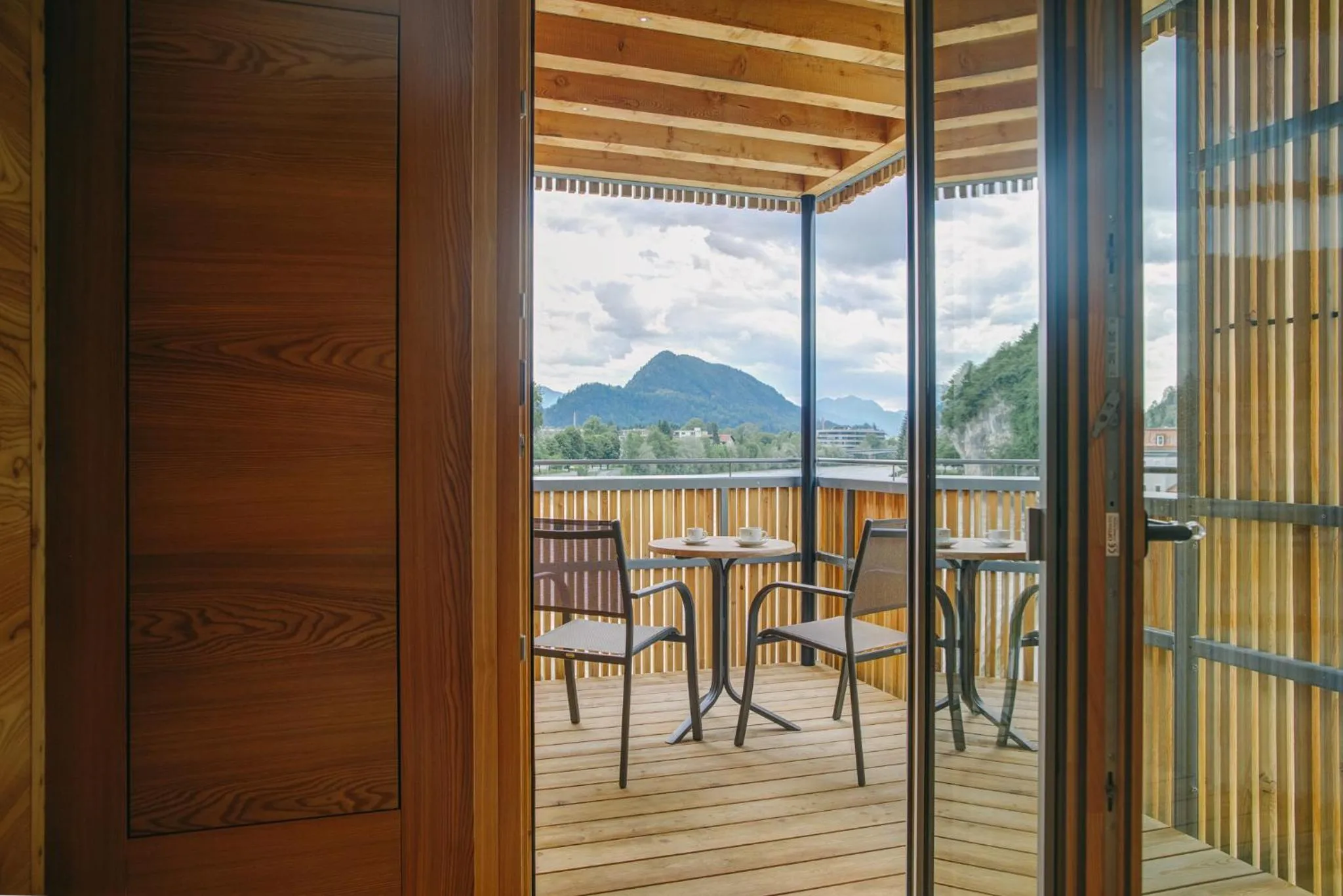 Balcony/Terrace in Boutique Hotel im Auracher Löchl