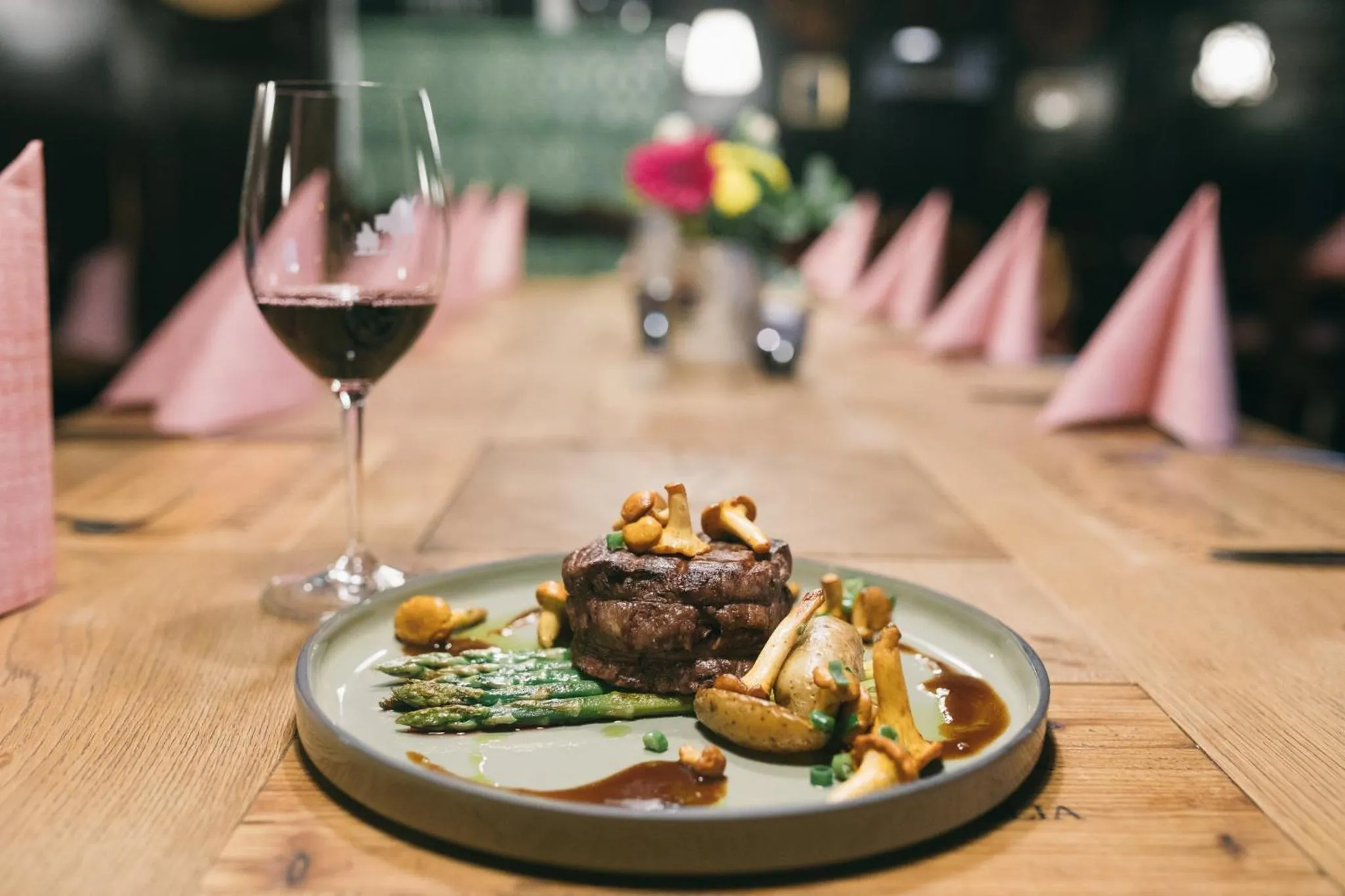 Food close-up in Boutique Hotel im Auracher Löchl