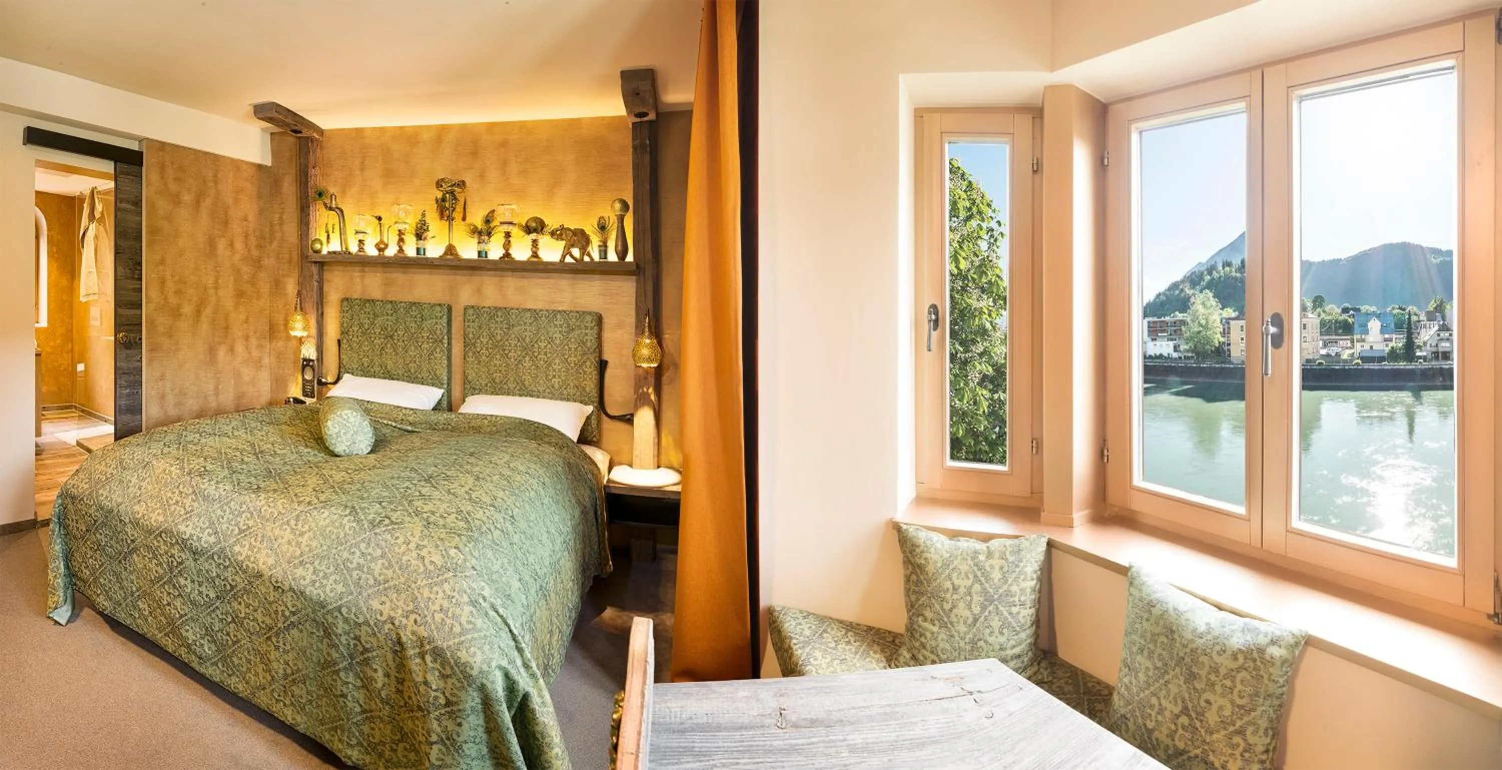 Photo of the whole room, Bed in Boutique Hotel im Auracher Löchl