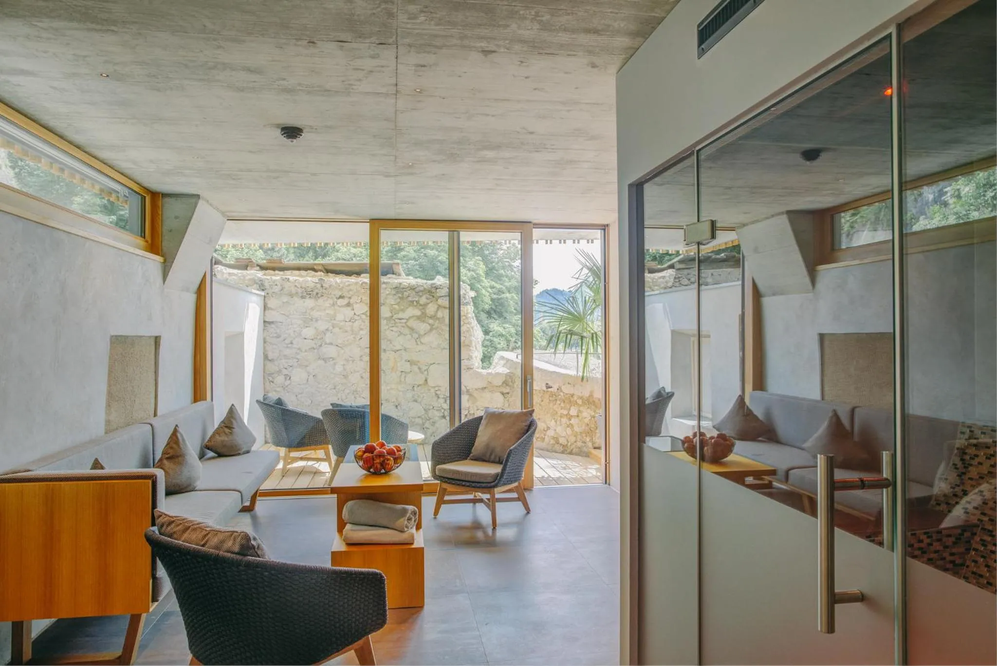 Sauna in Boutique Hotel im Auracher Löchl