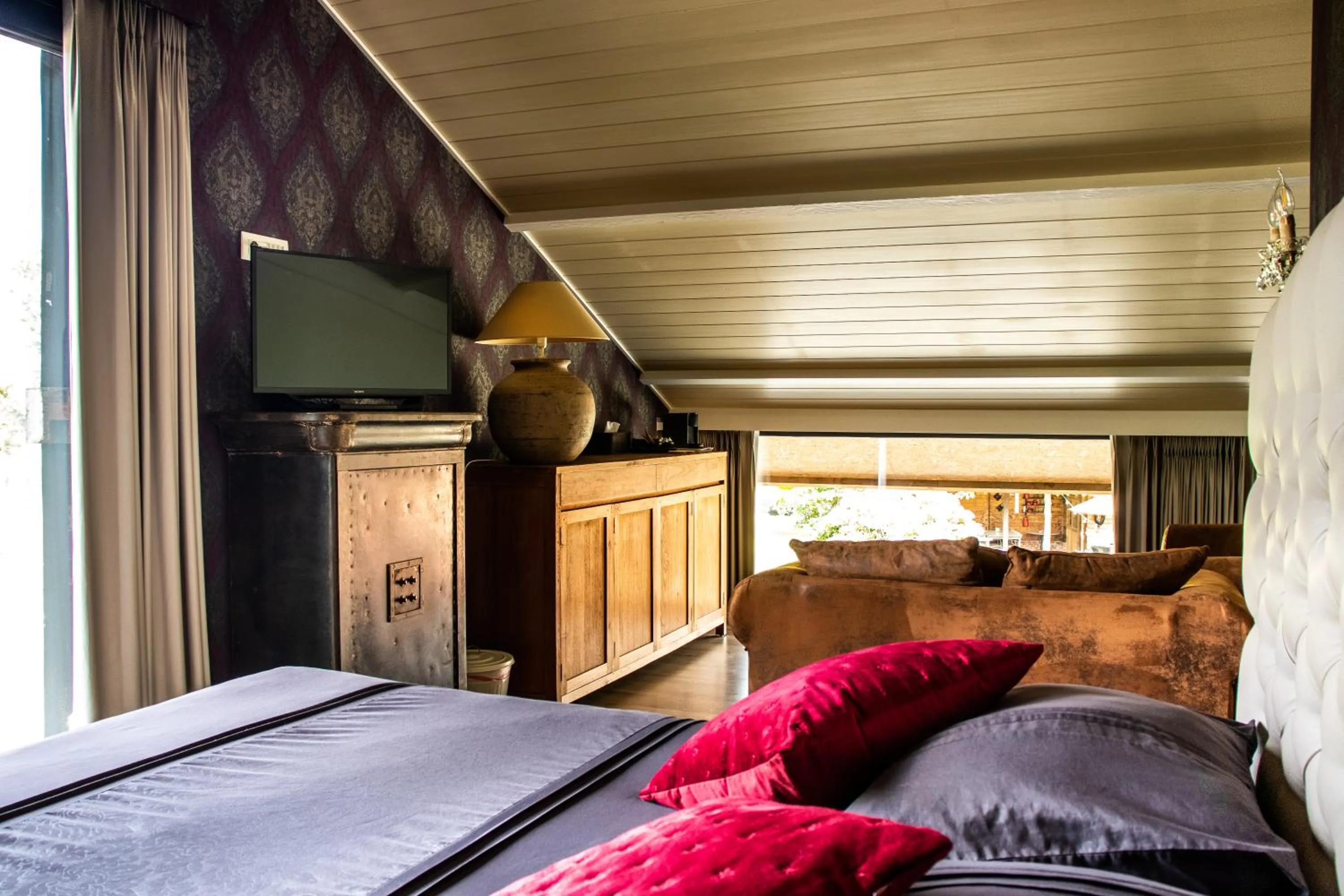 Bedroom, Bed in Hoeve Chartreuse