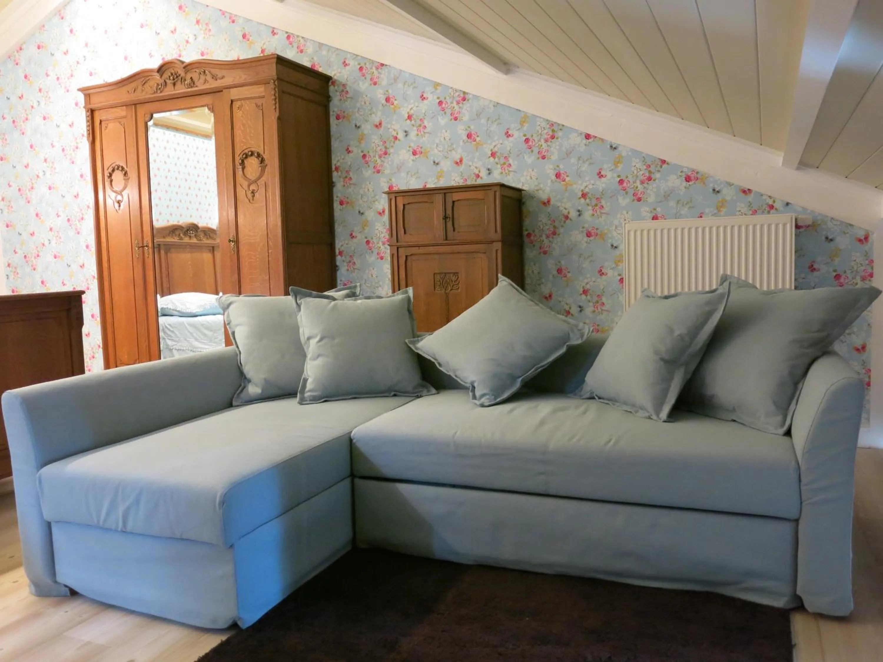 Seating area in Hoeve Chartreuse