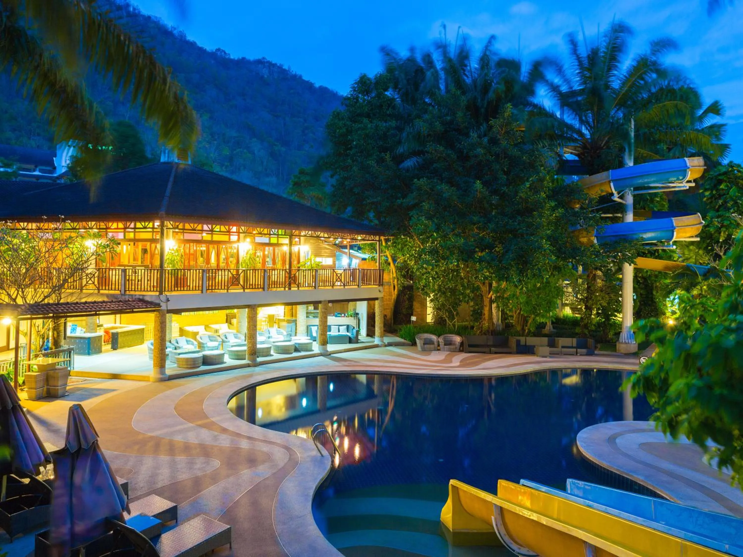 Swimming pool in The Greenery Resort Khao Yai