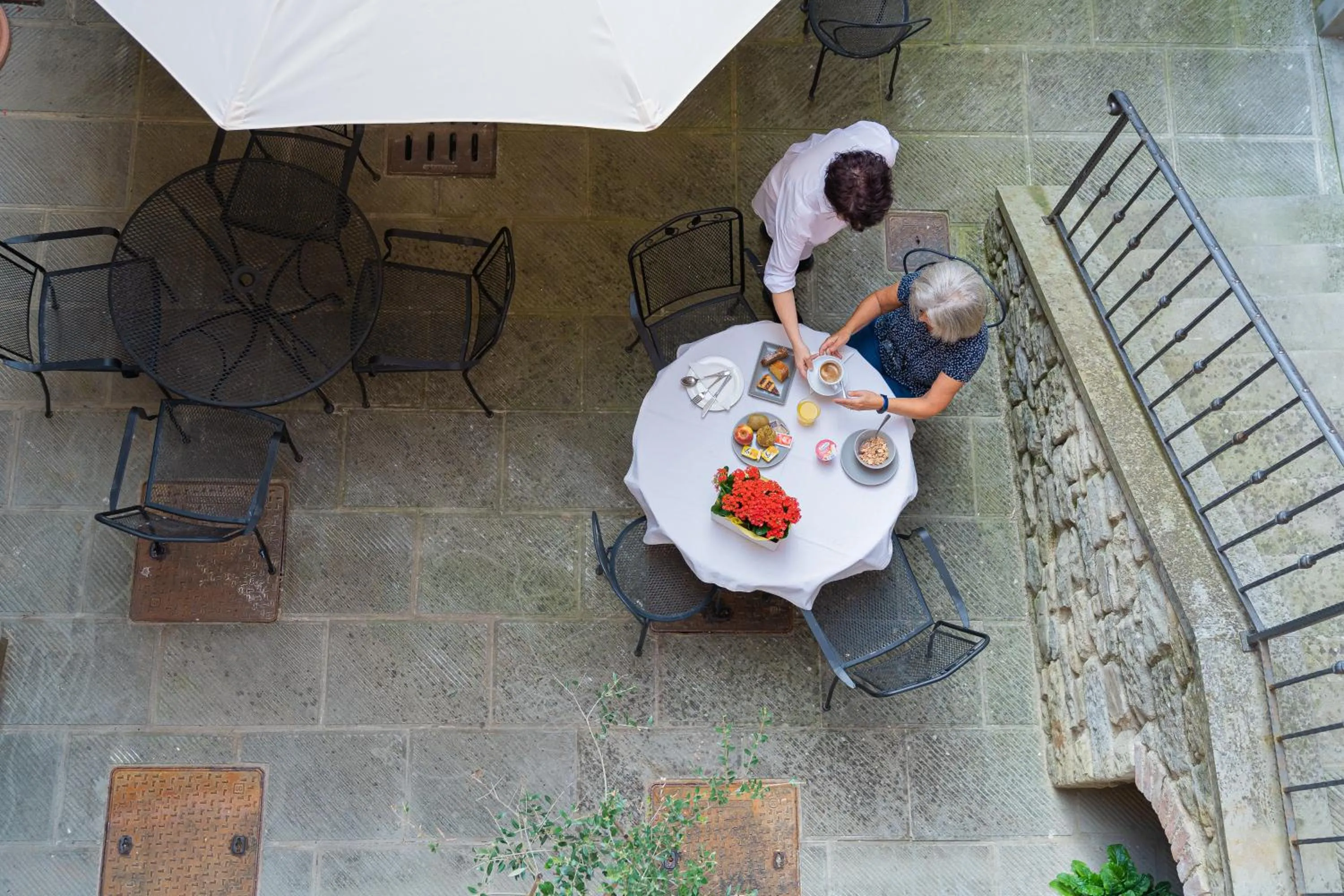 Patio in Albergo Falterona