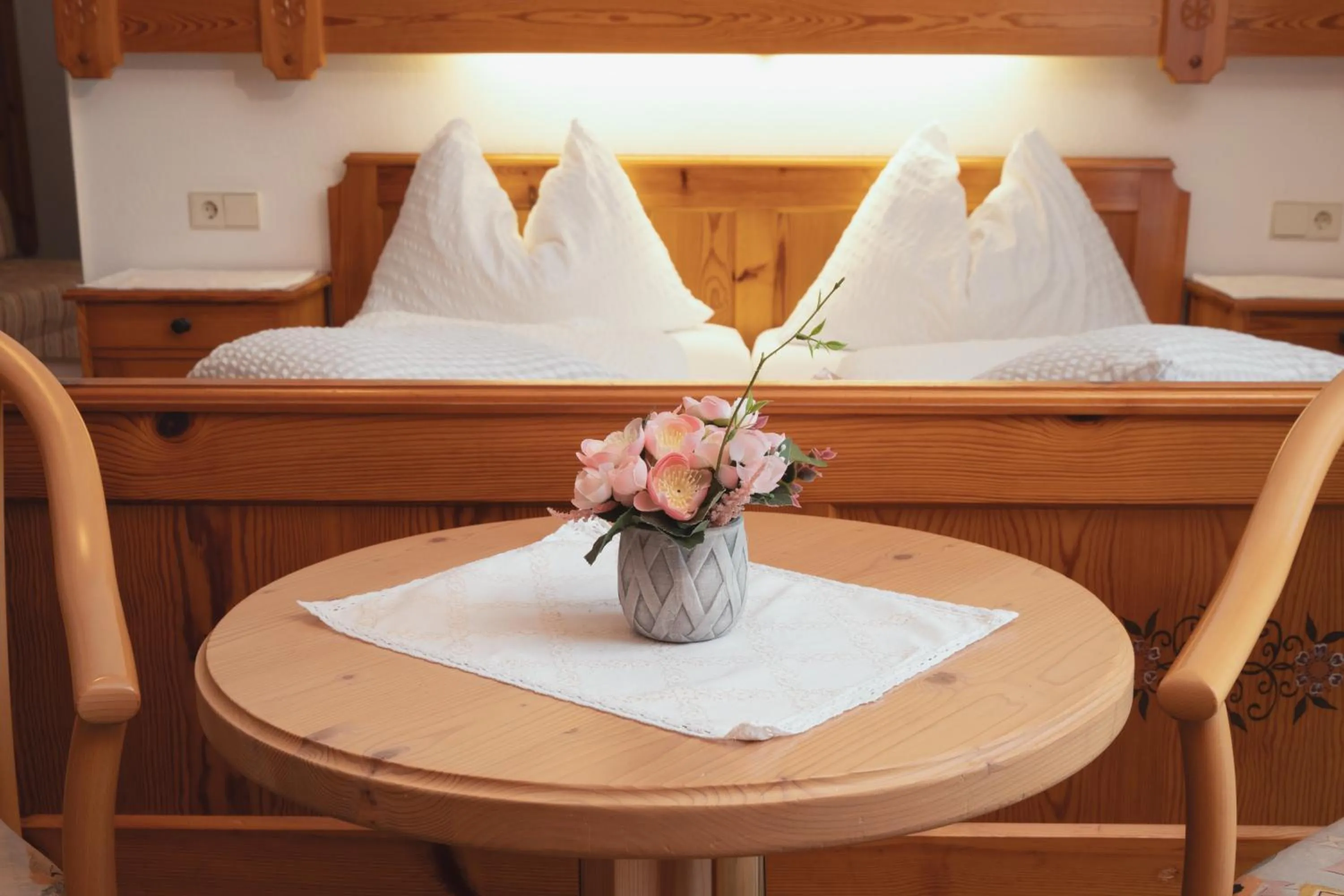 Bed in Hotel Berghof