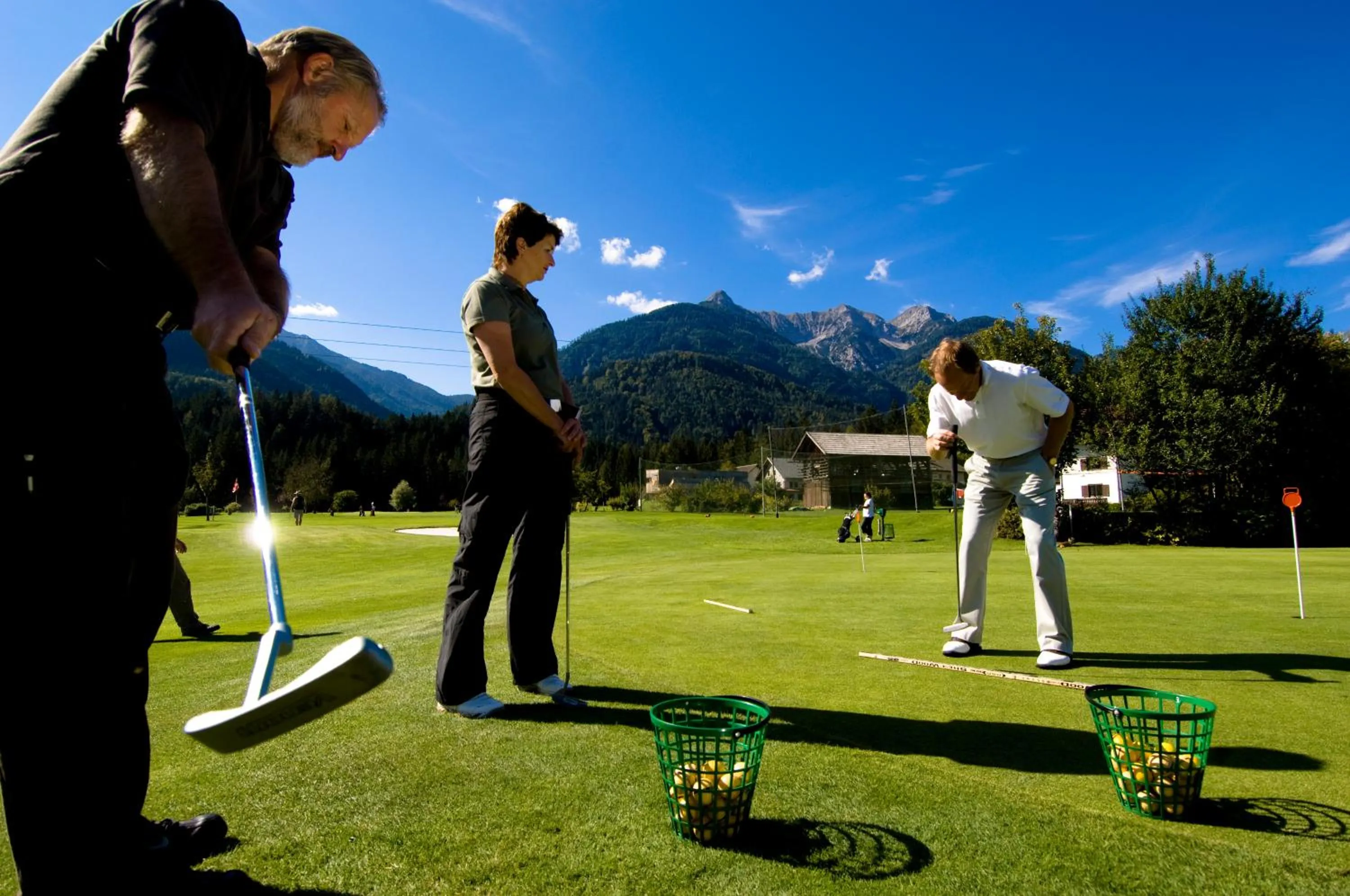 Golfcourse in Hotel Berghof