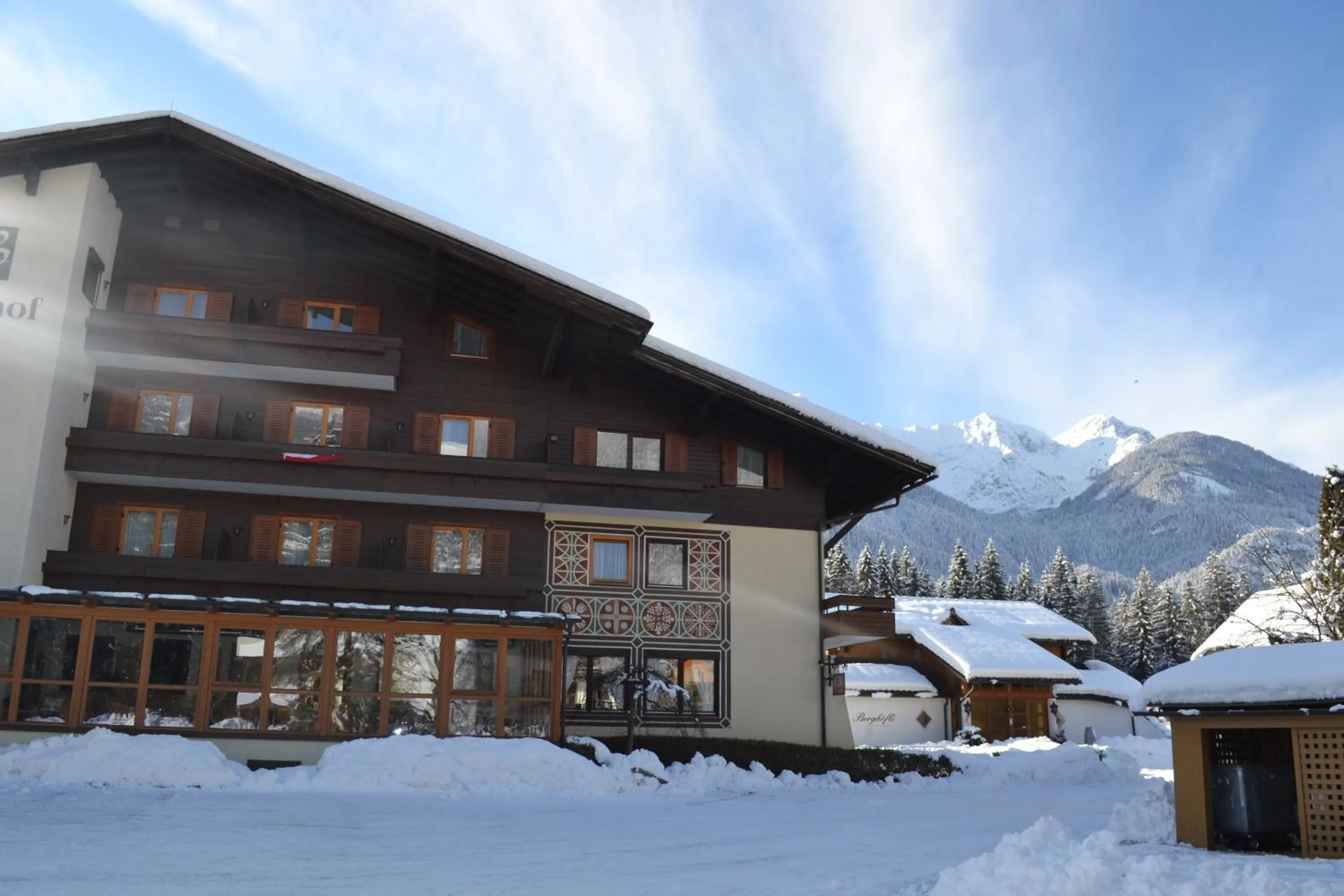 Facade/entrance in Hotel Berghof