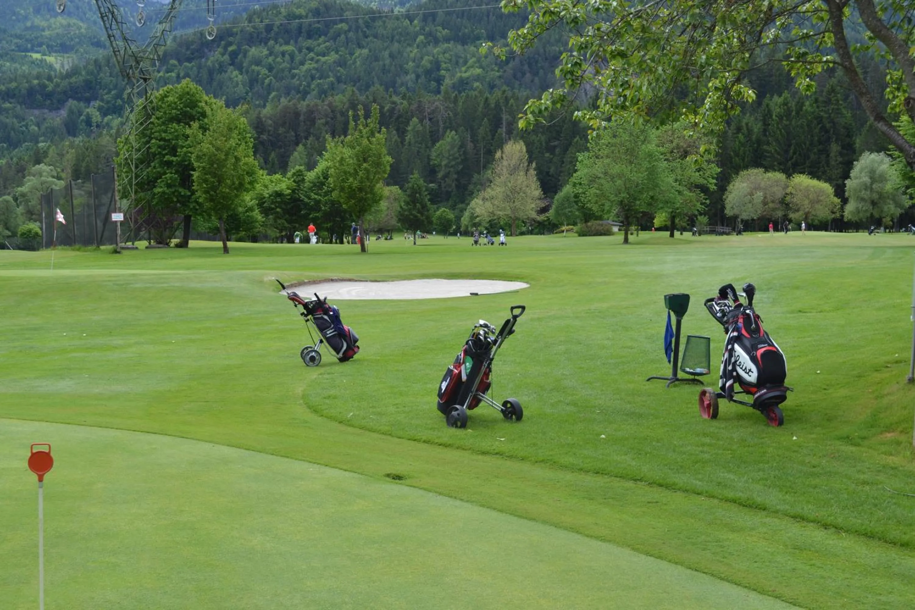 Golfcourse in Hotel Berghof