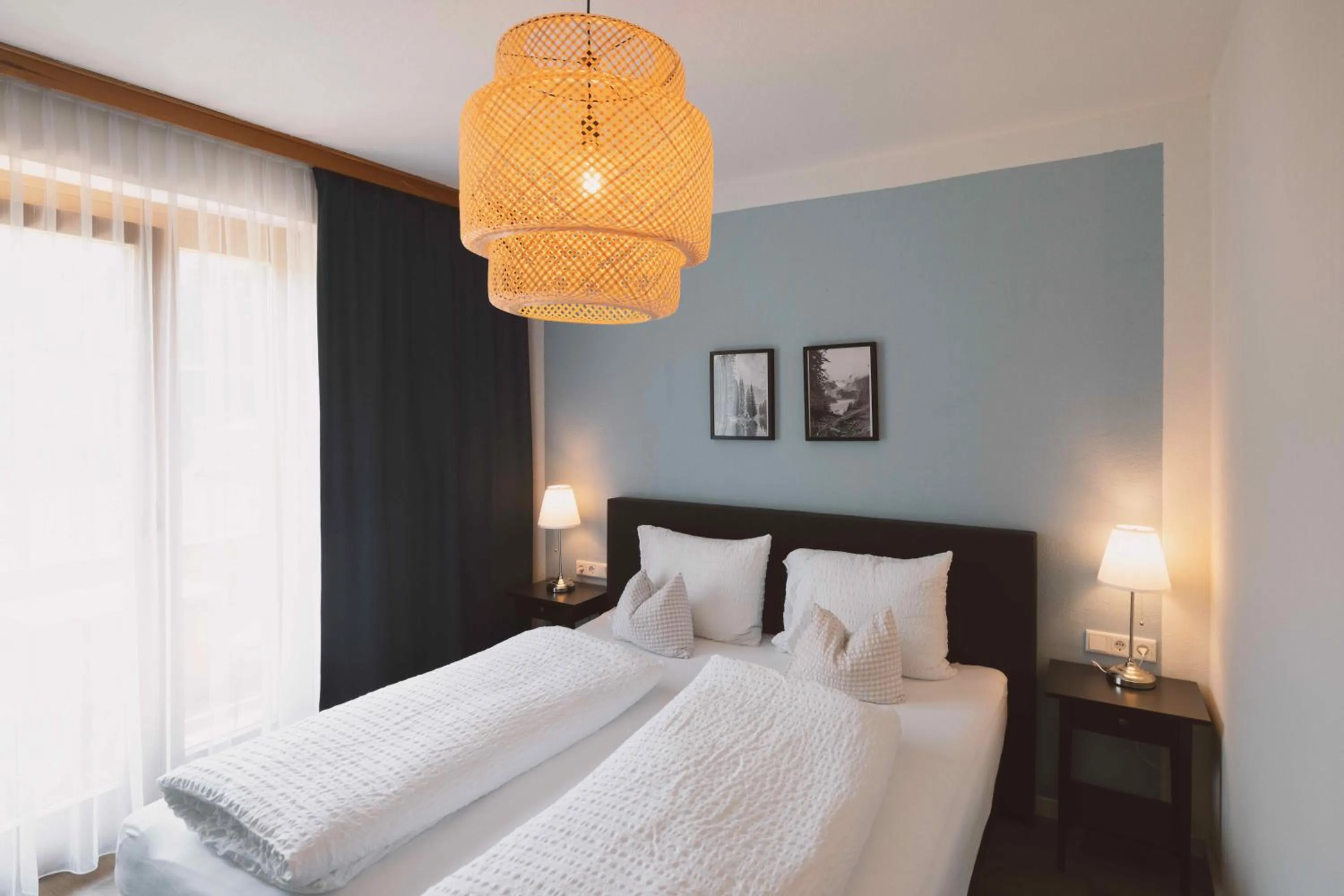 Bedroom, Bed in Hotel Berghof