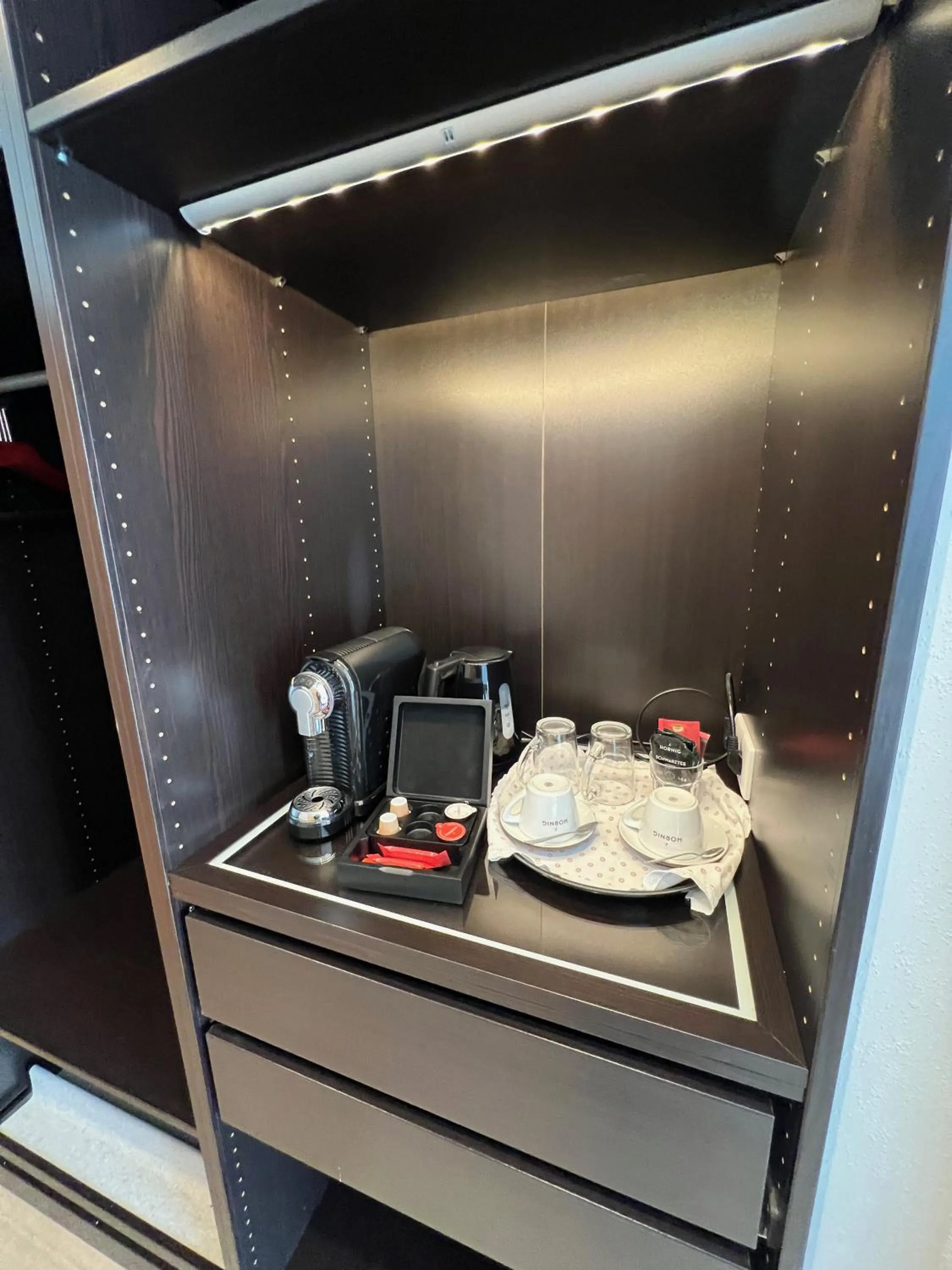 Coffee/tea facilities in Hotel Berghof