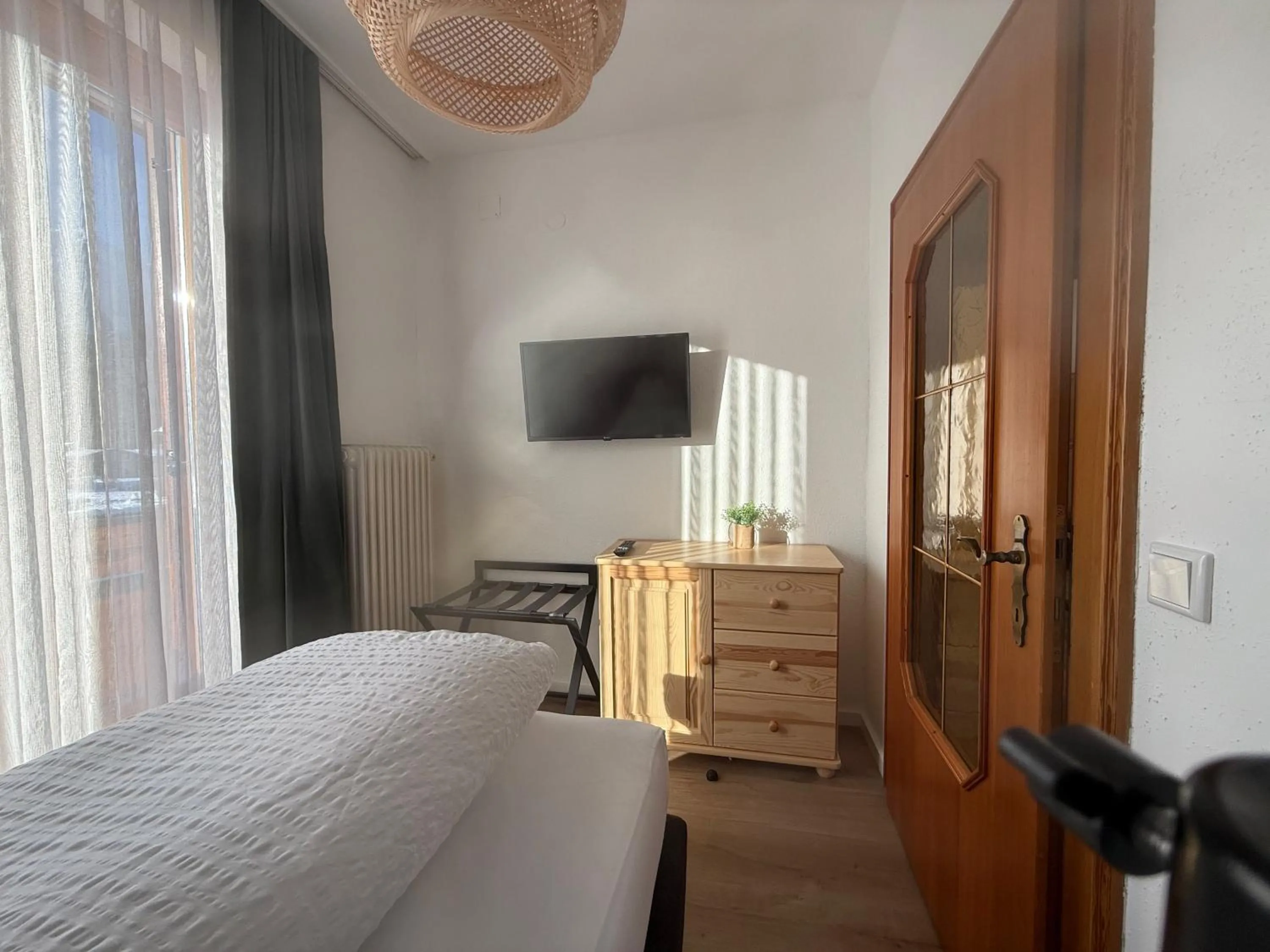 Bedroom, Bed in Hotel Berghof