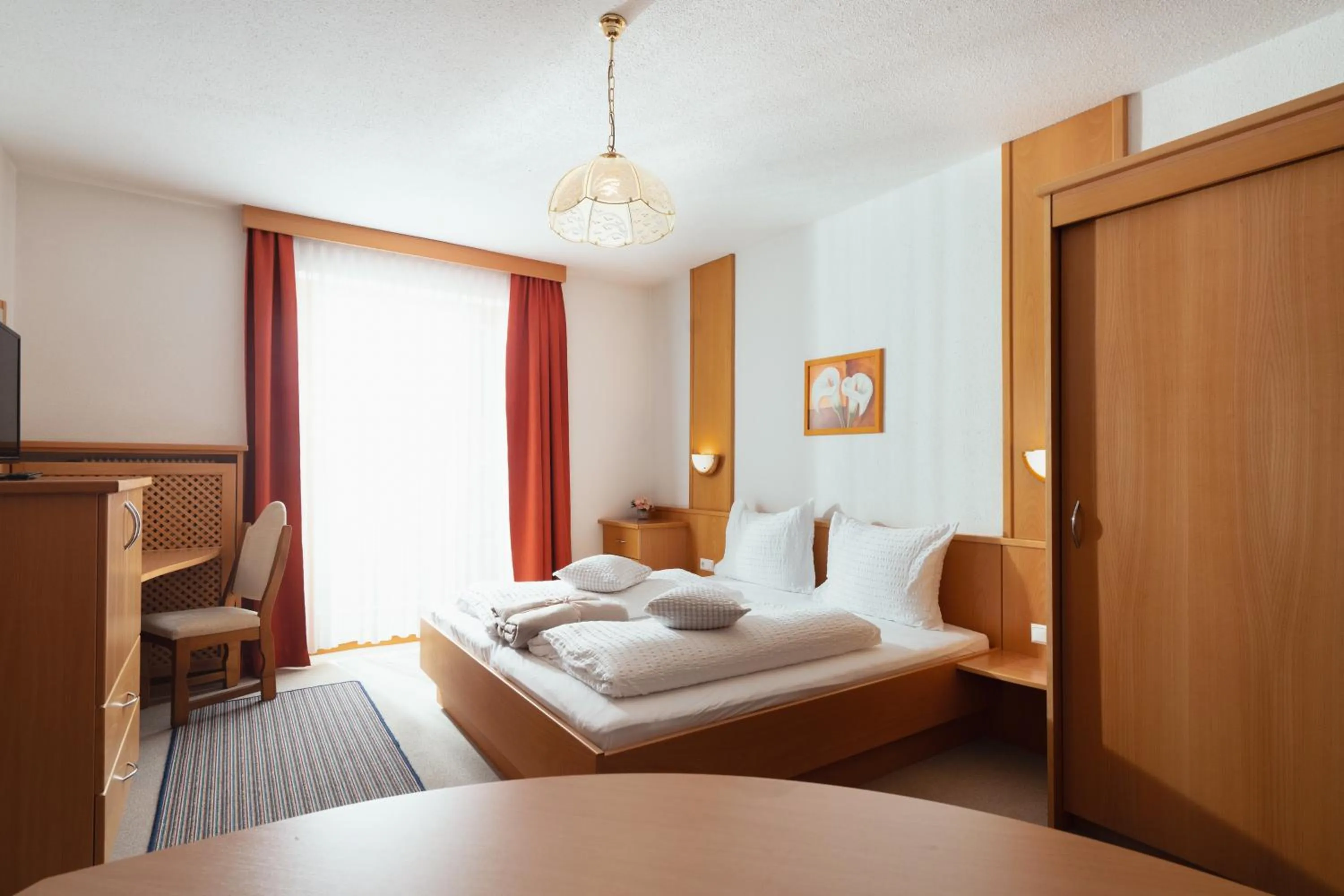 Bed in Hotel Berghof