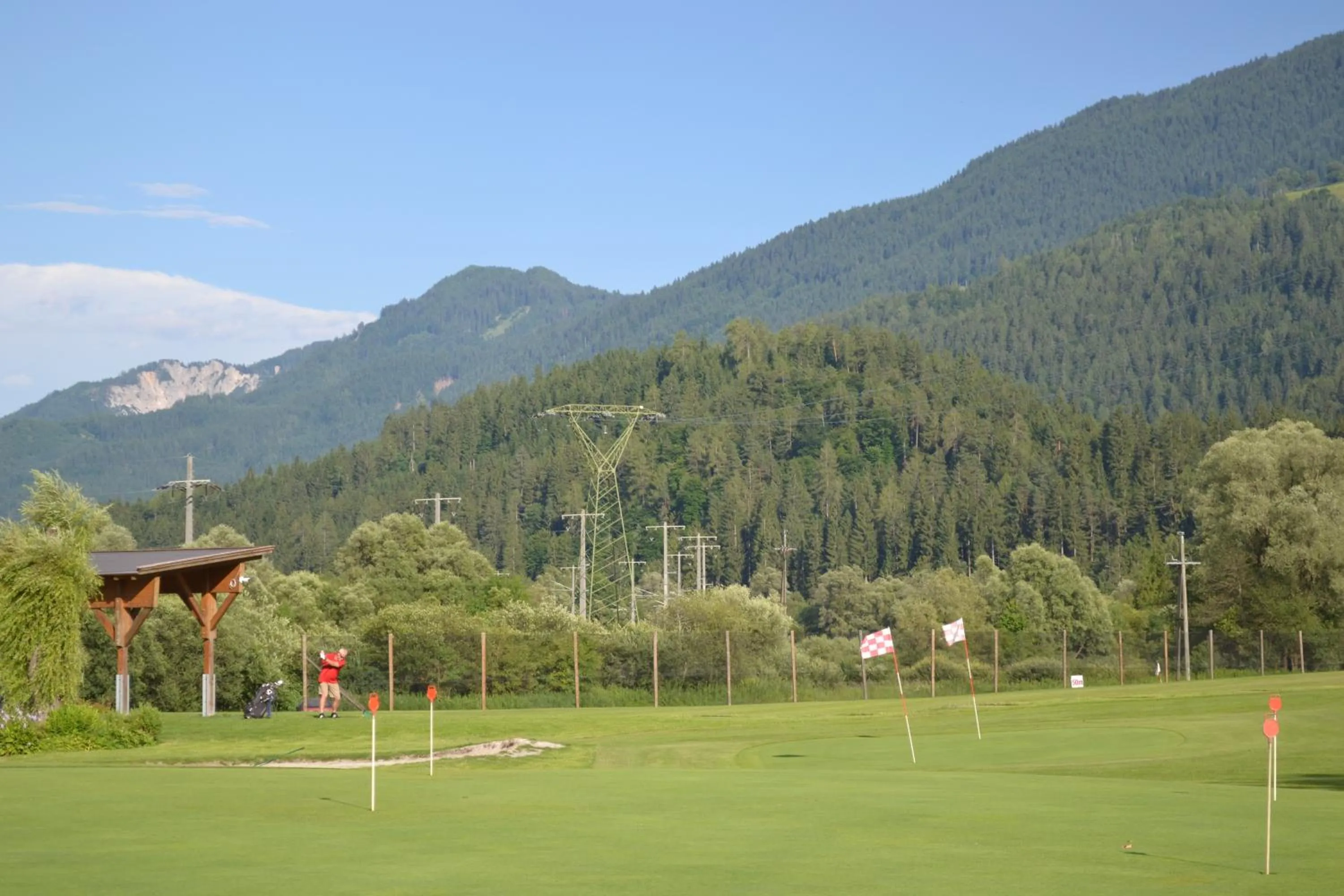 Golfcourse in Hotel Berghof