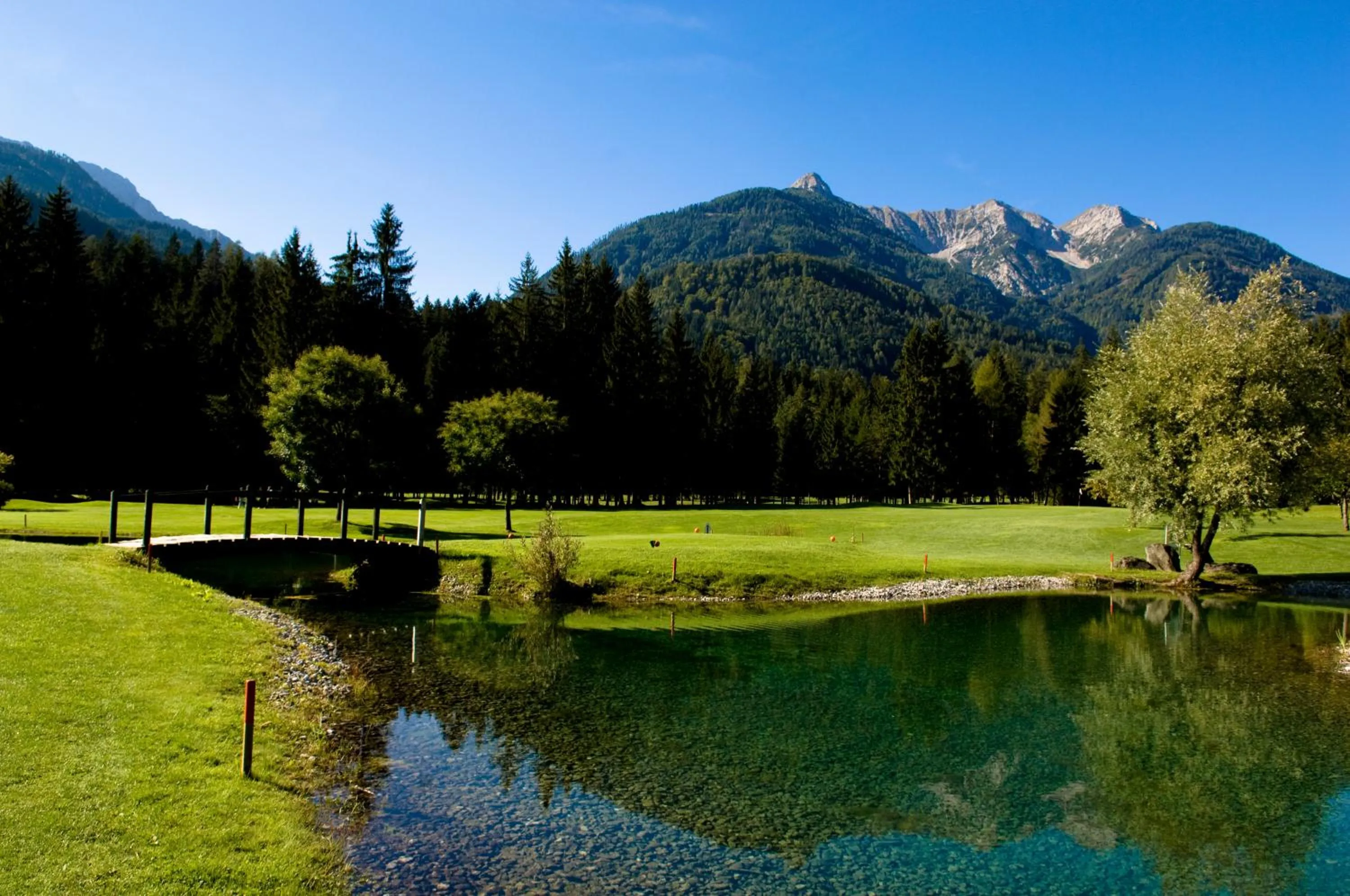 Golfcourse in Hotel Berghof