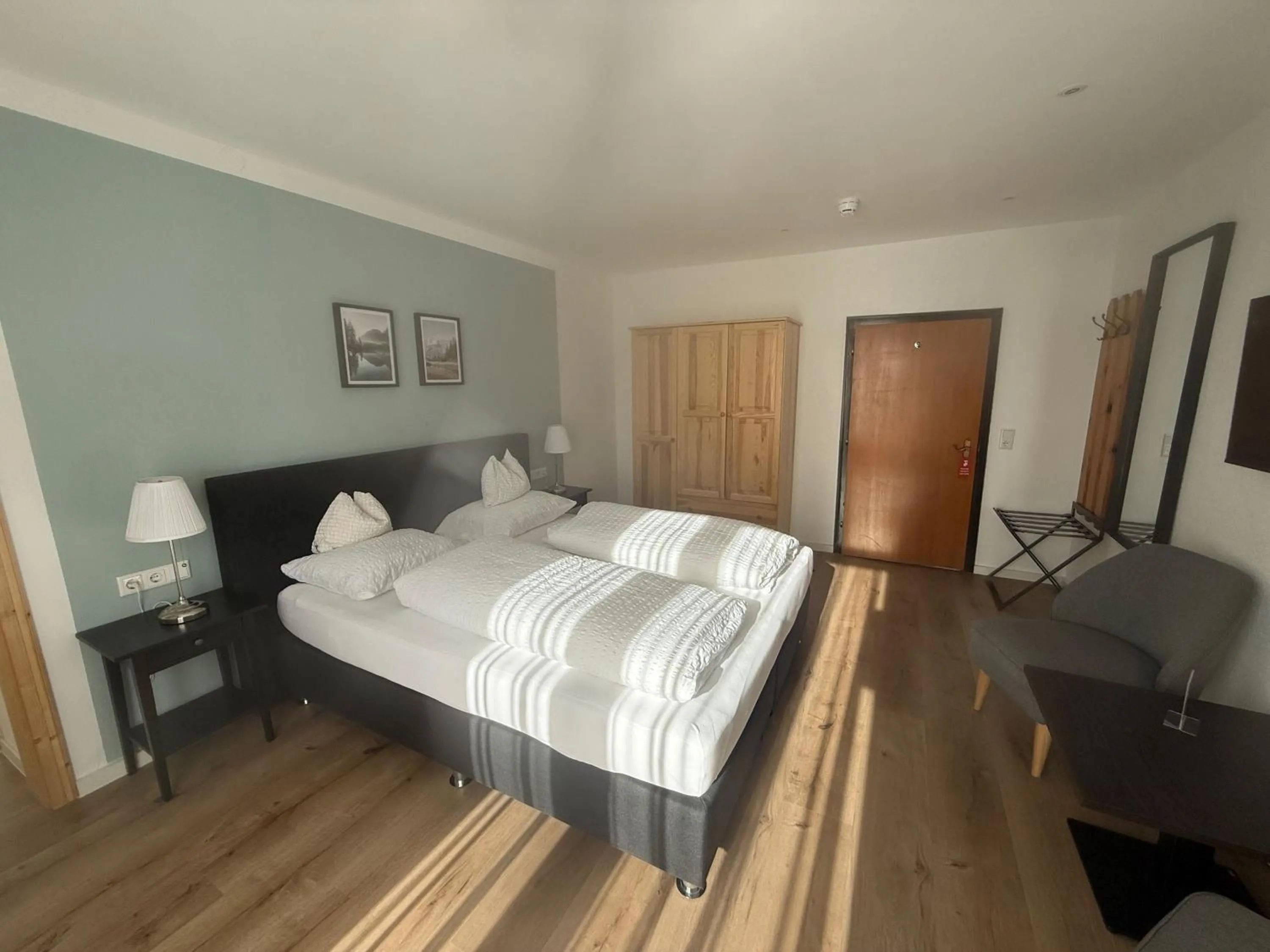 Bed in Hotel Berghof