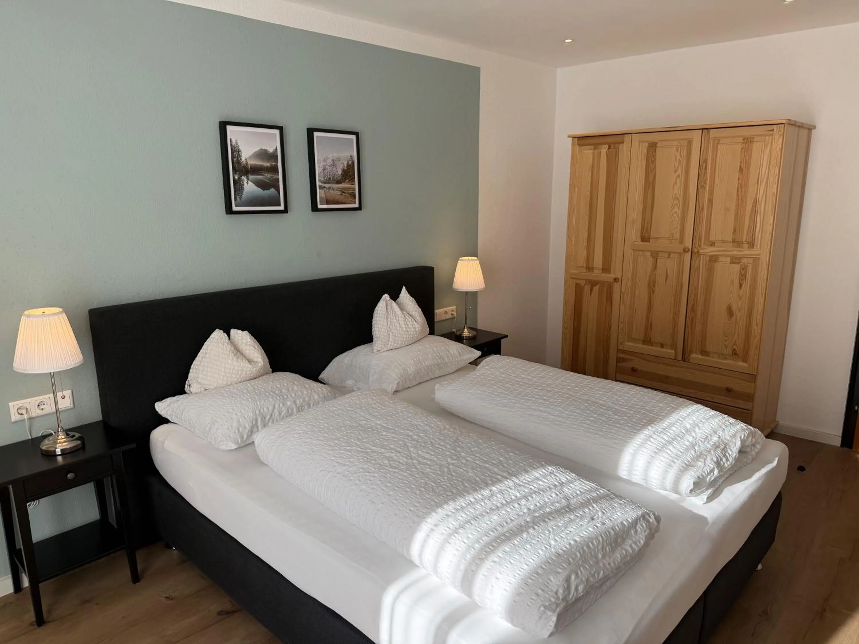 Bed in Hotel Berghof