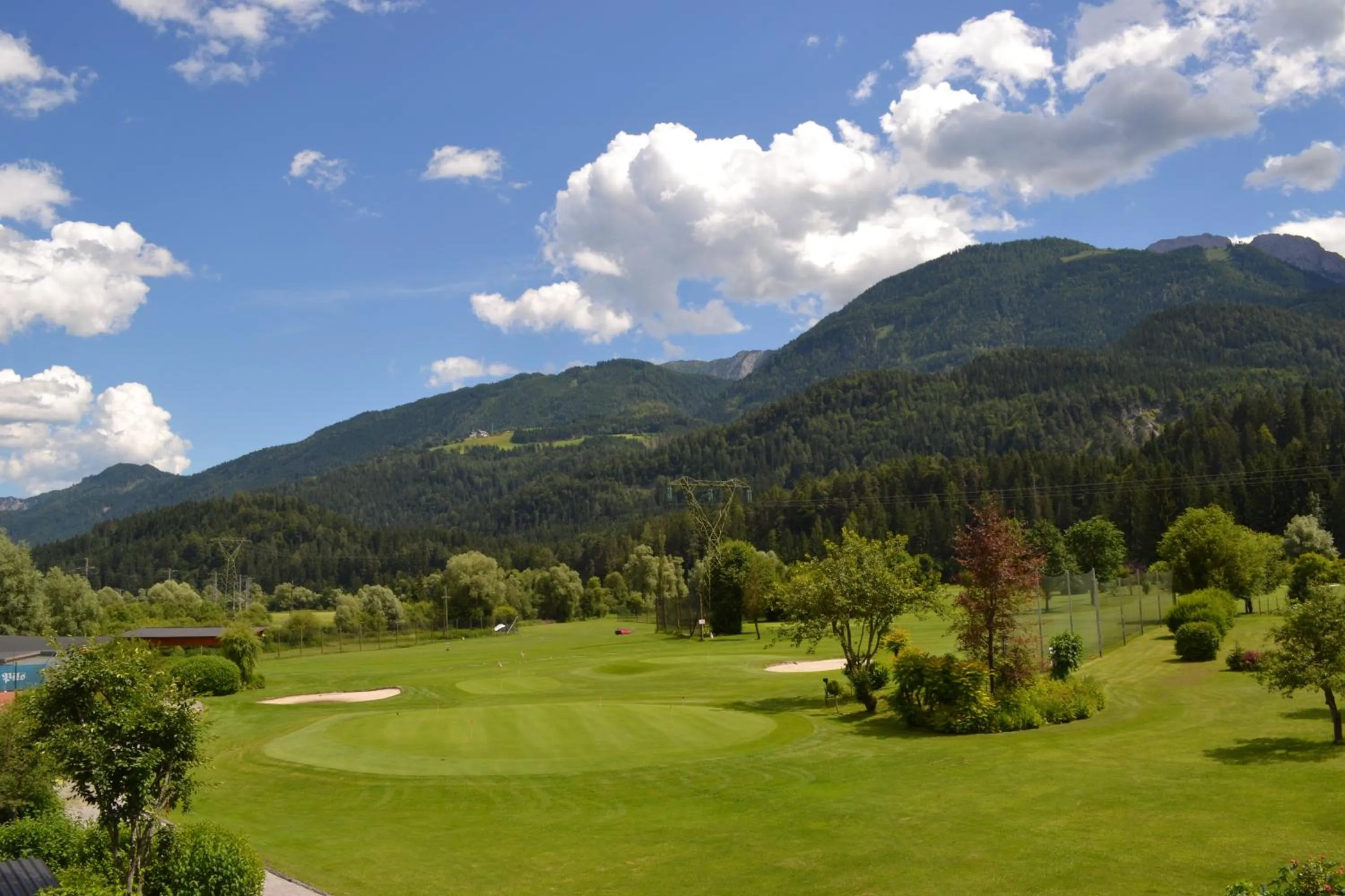 Golfcourse in Hotel Berghof