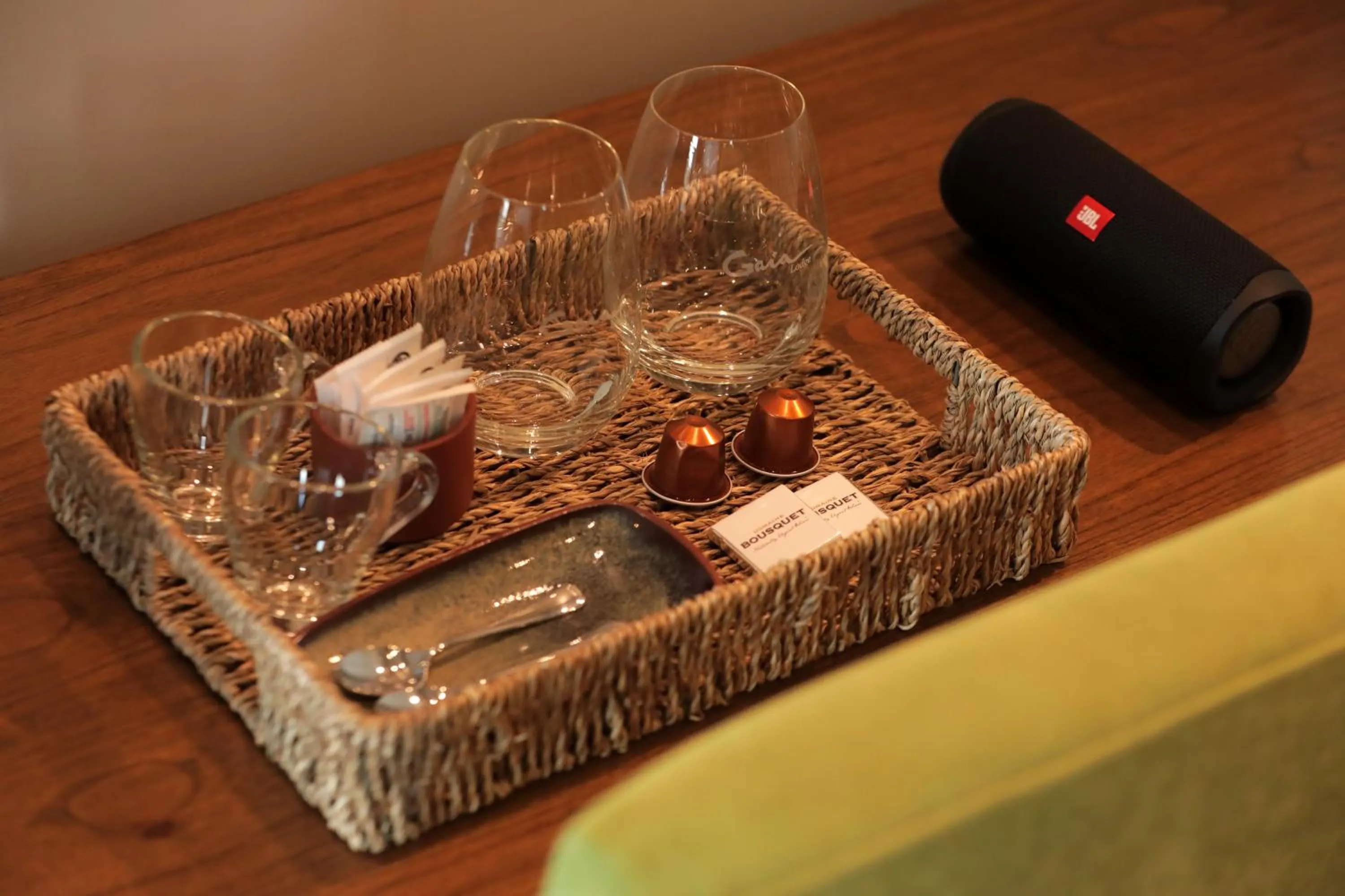 Coffee/tea facilities in Gaia Lodge