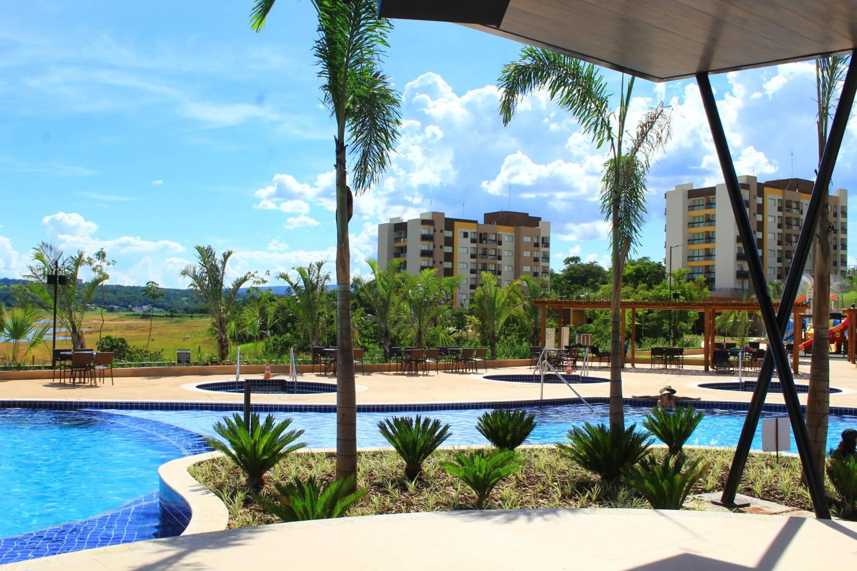 Pool view in Praias do Lago Eco Resort by WAM Experience