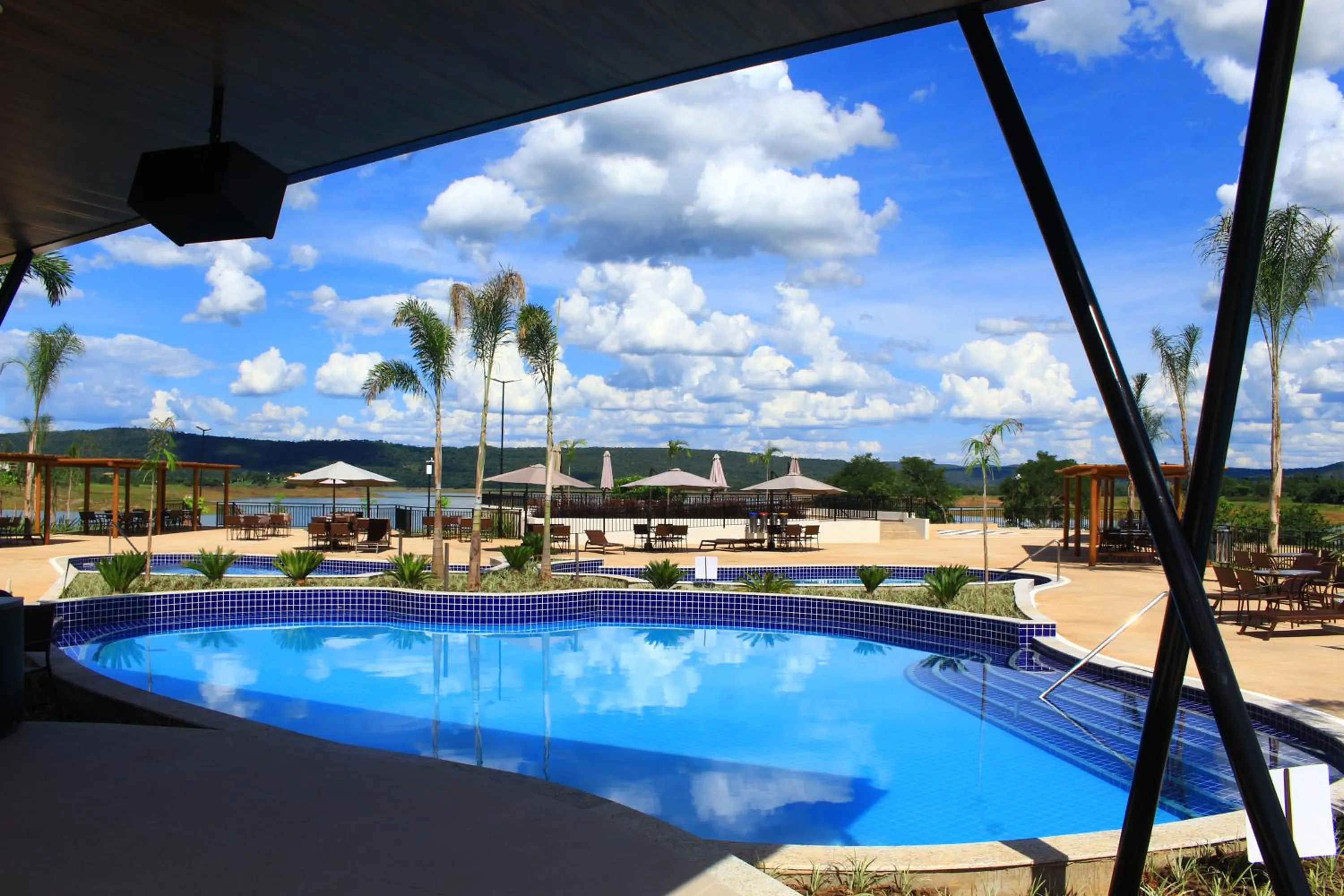 Pool view in Praias do Lago Eco Resort by WAM Experience