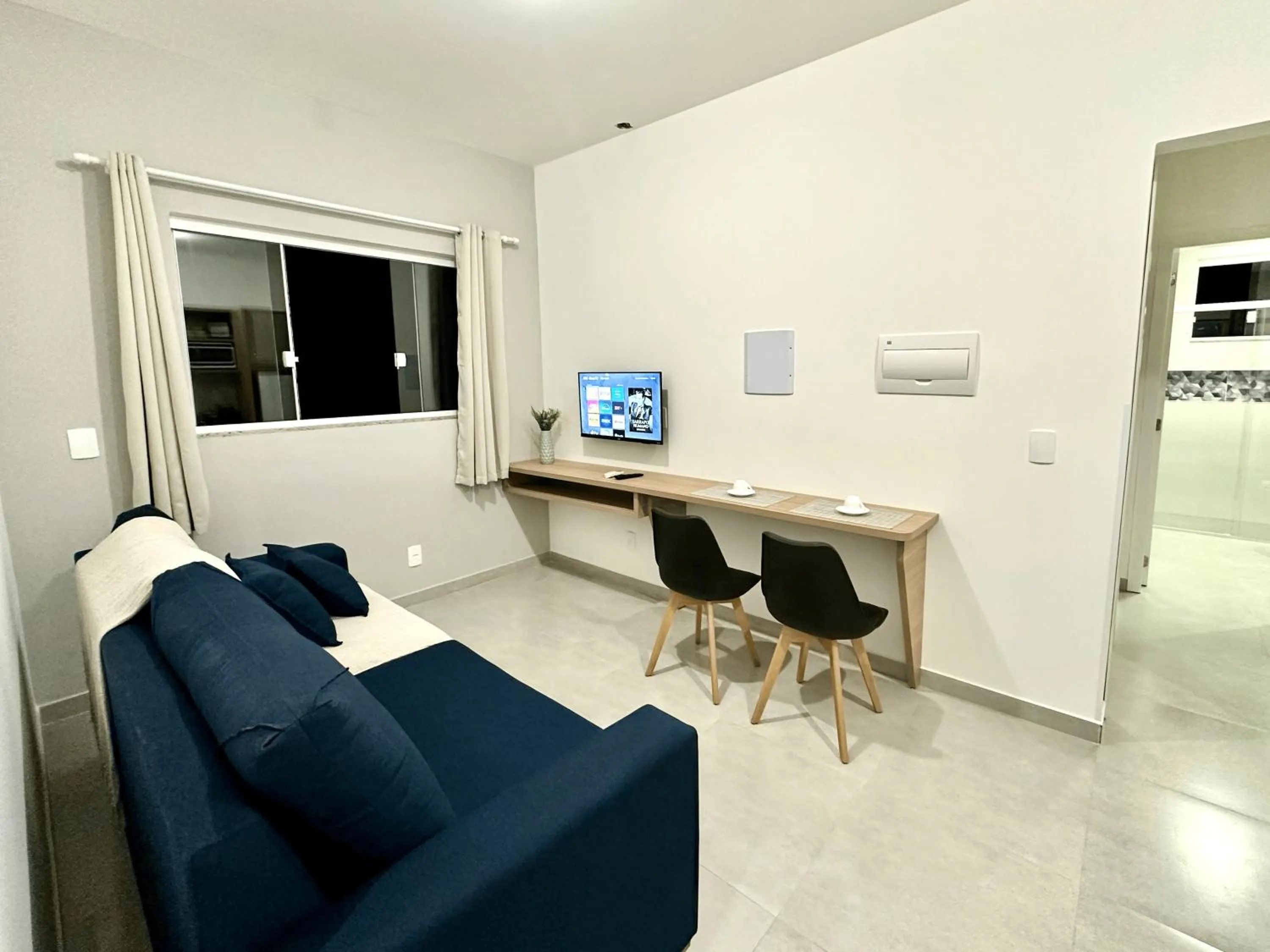 TV and multimedia in Ecomarine Apart-hotel 800 m Beto Carrero