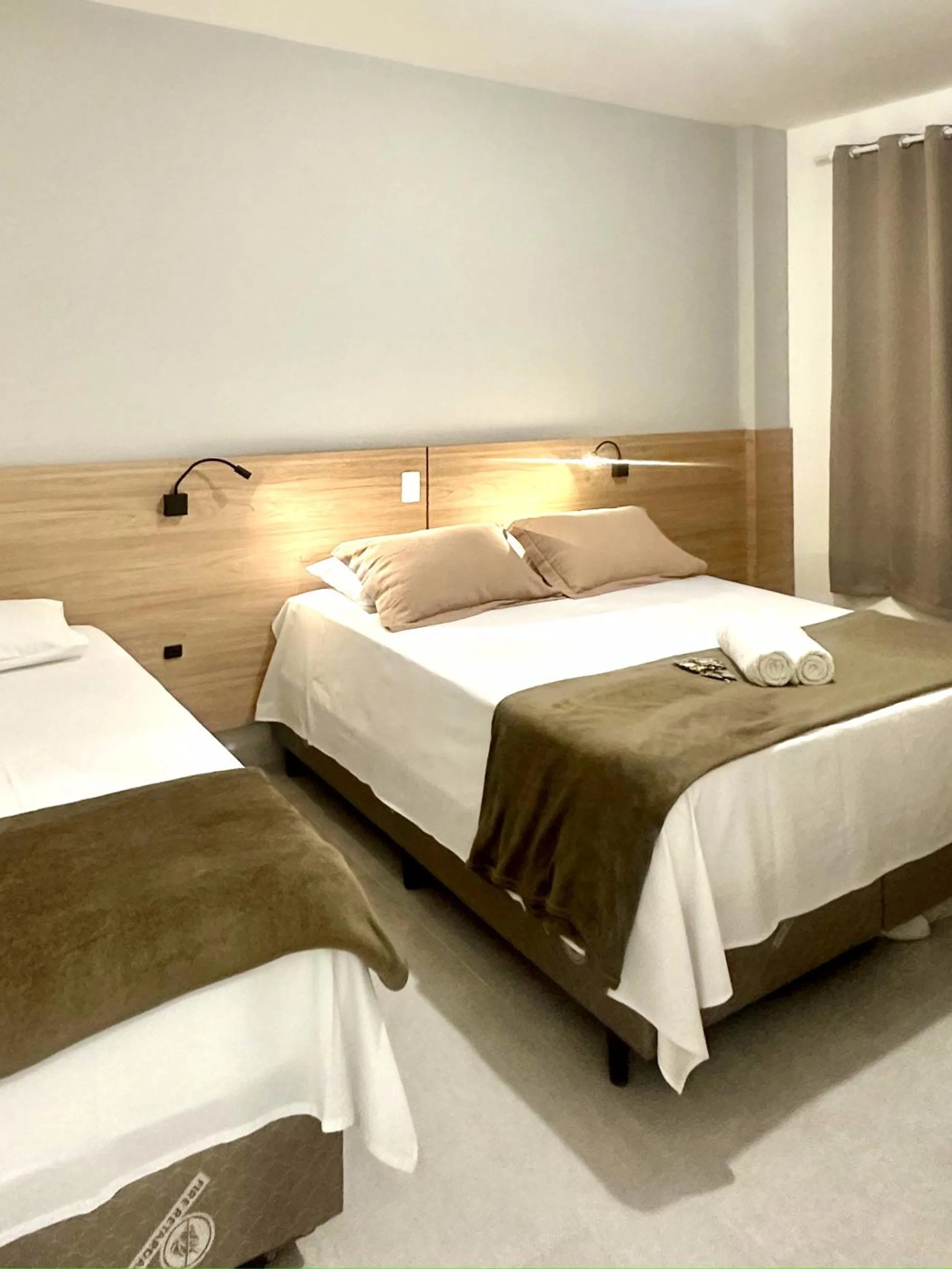 Bed in Ecomarine Apart-hotel 800 m Beto Carrero