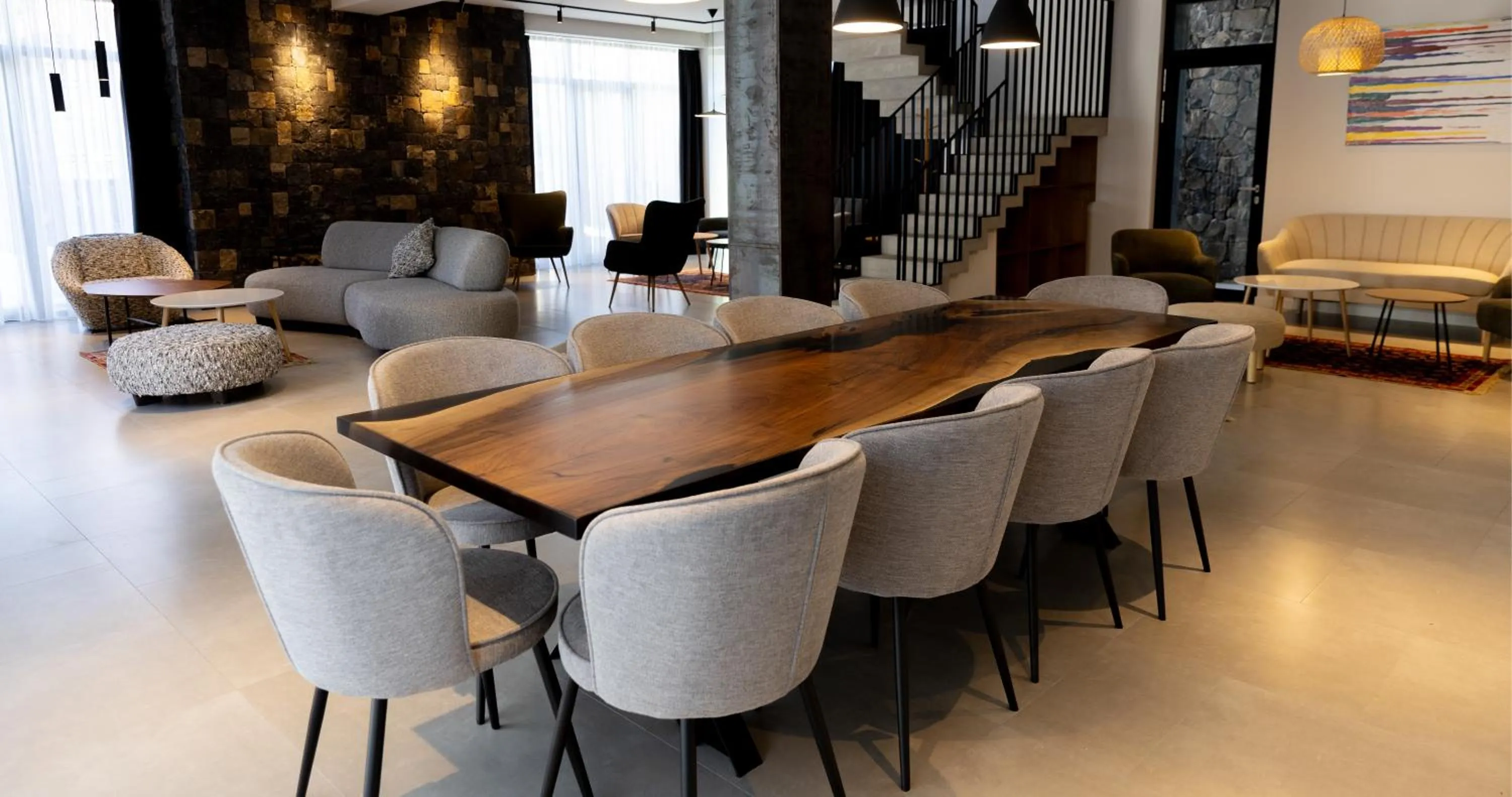 Living room in Dilijani Tun Hotel & Restaurant