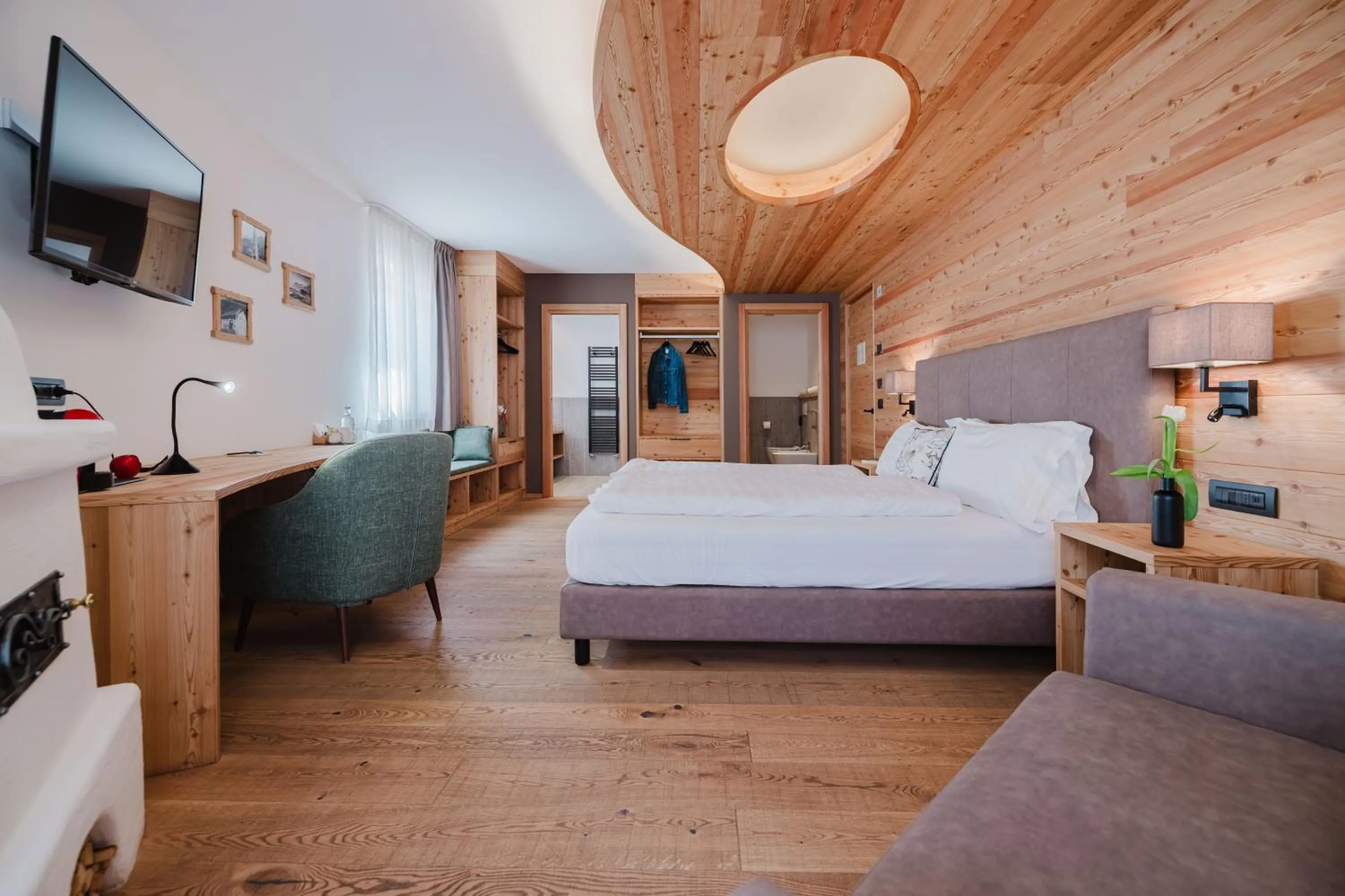 Bed in Hotel Li Anta Rossa - Adults Only