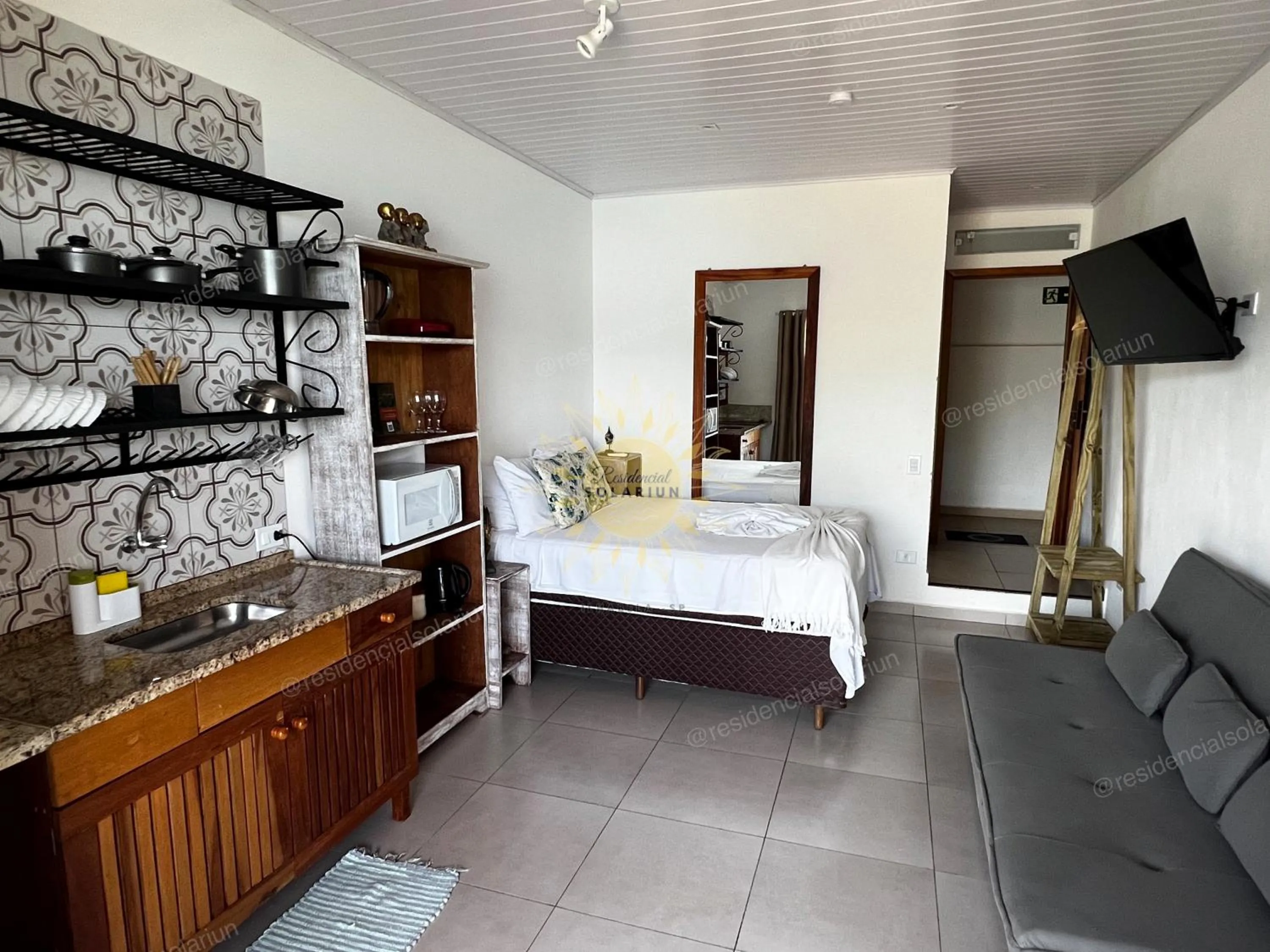 Bed in Residencial Solariun Ilhabela