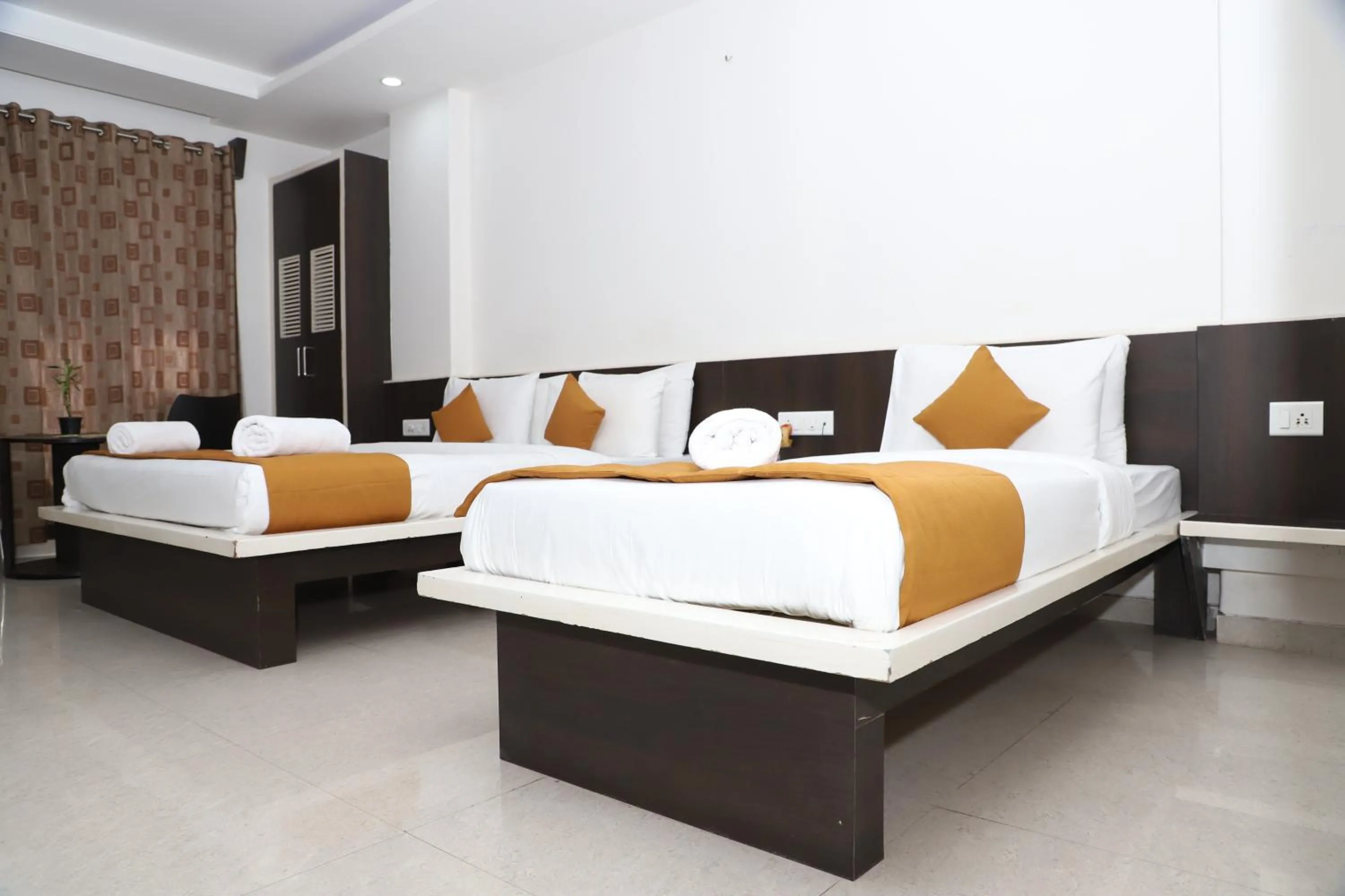 Bed in Hotel Sai Bansi