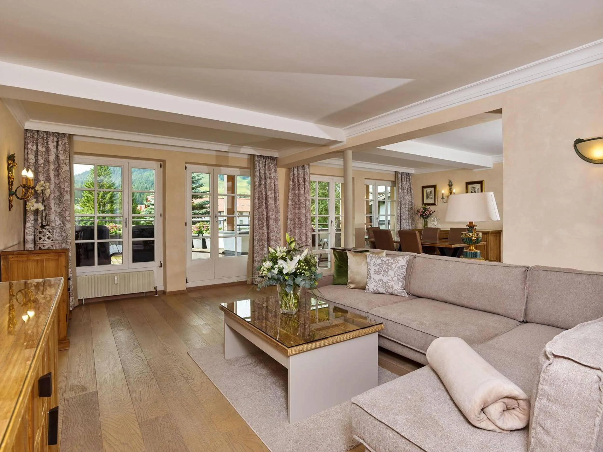 Living room in A-VITA Viktoria & A-VITA living luxury apartments