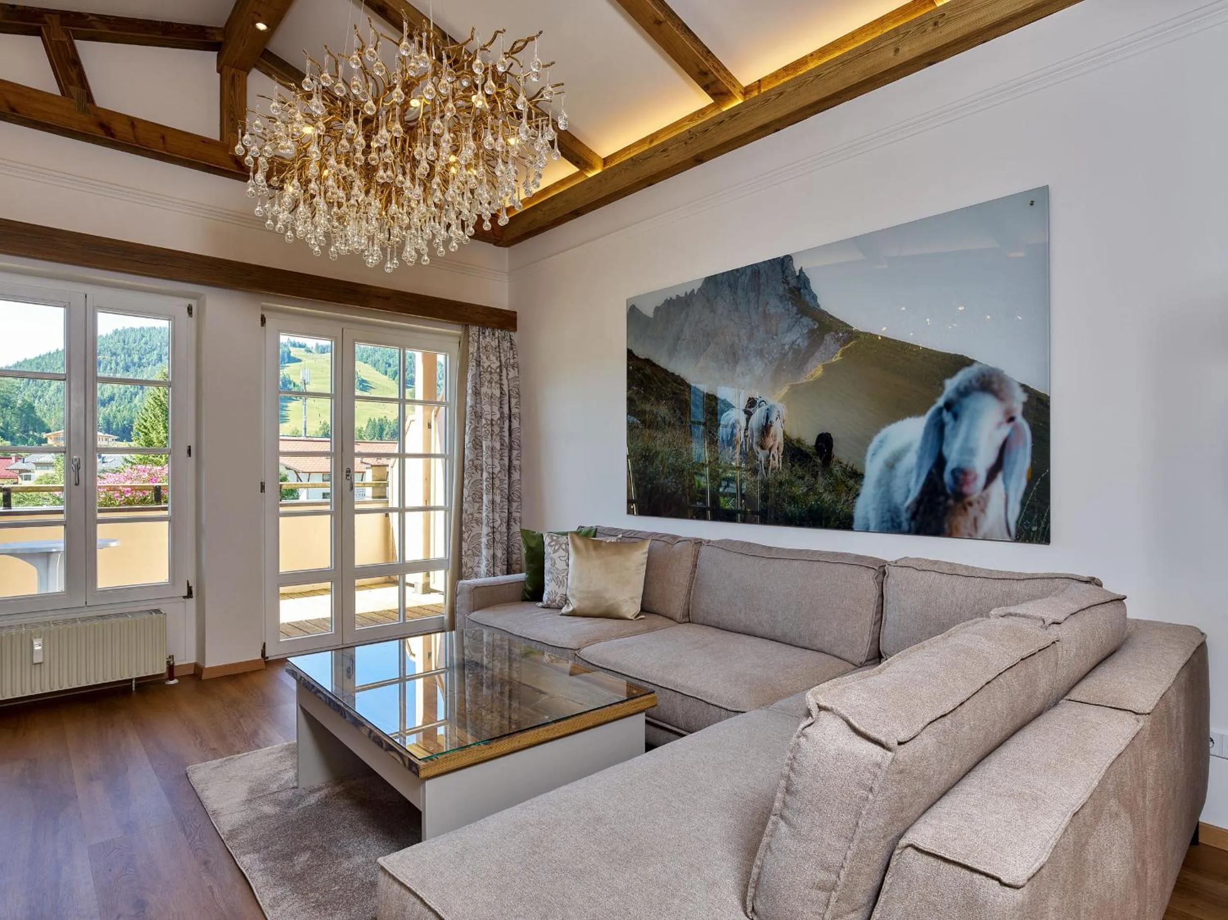 Living room in A-VITA Viktoria & A-VITA living luxury apartments