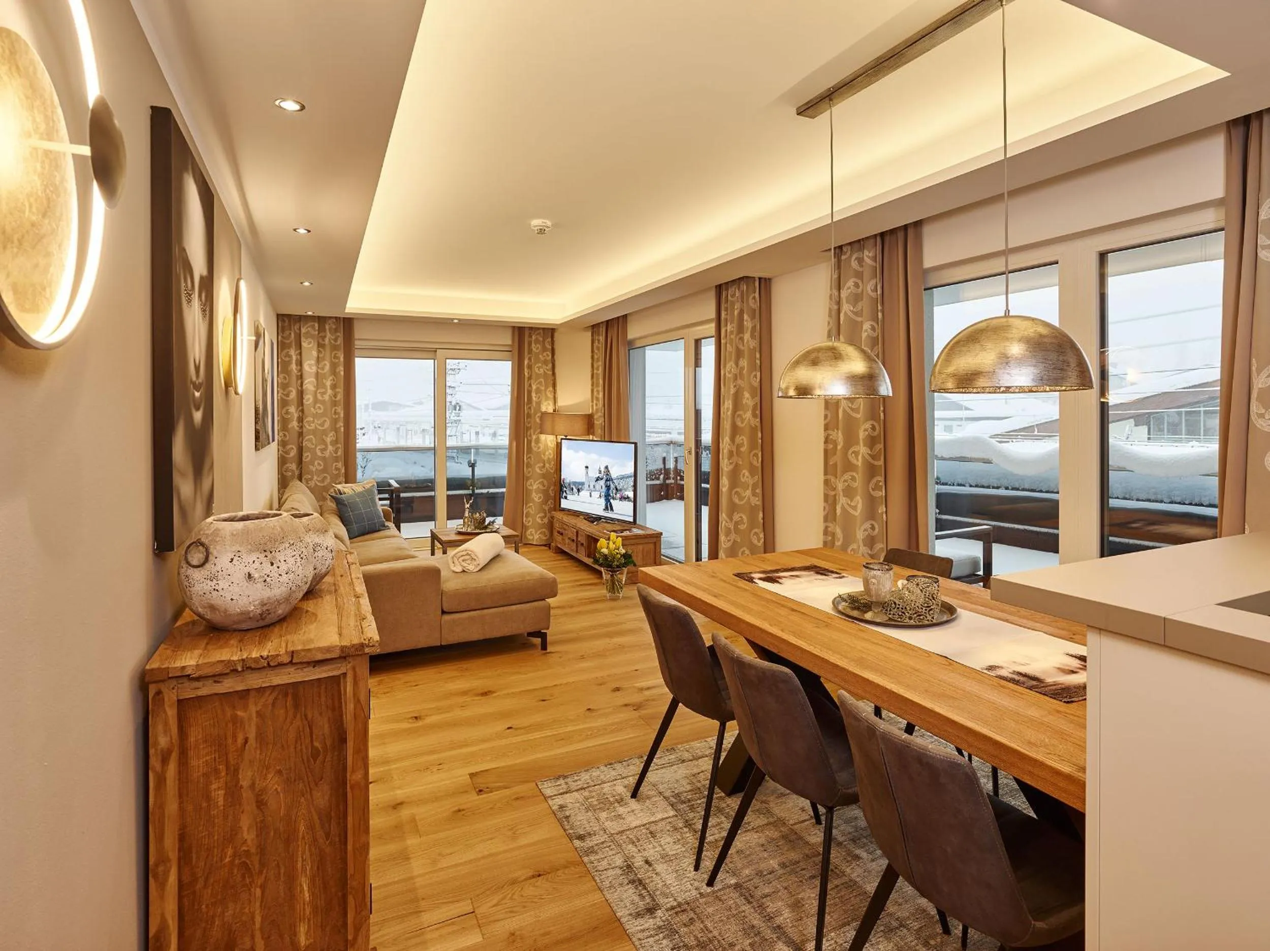 Living room in A-VITA Viktoria & A-VITA living luxury apartments